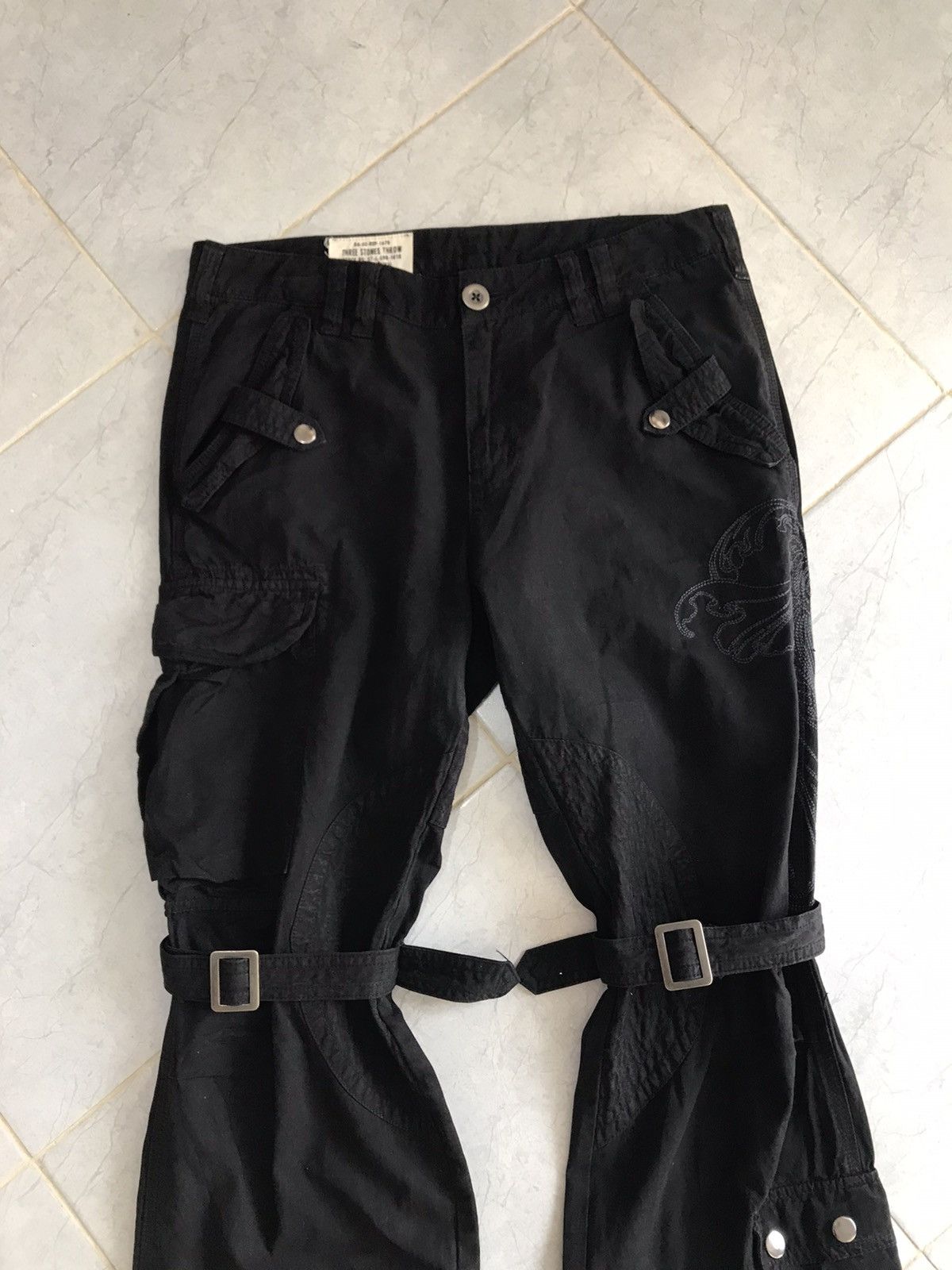 14th Addiction Japanese brand three stones throw bondage pants Size US 30 / EU 46 - 4 Thumbnail