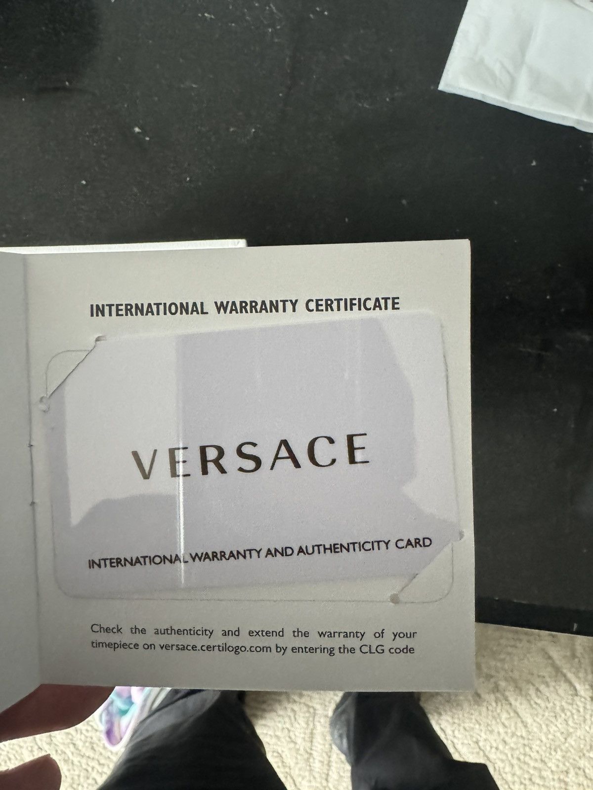 Versace Versace Signature Chronograph black silver Steel Men's Watch Size ONE SIZE - 4 Thumbnail