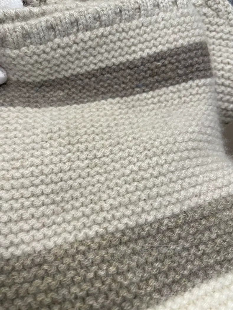 Loro Piana Striped Cashmere Long Cardigan