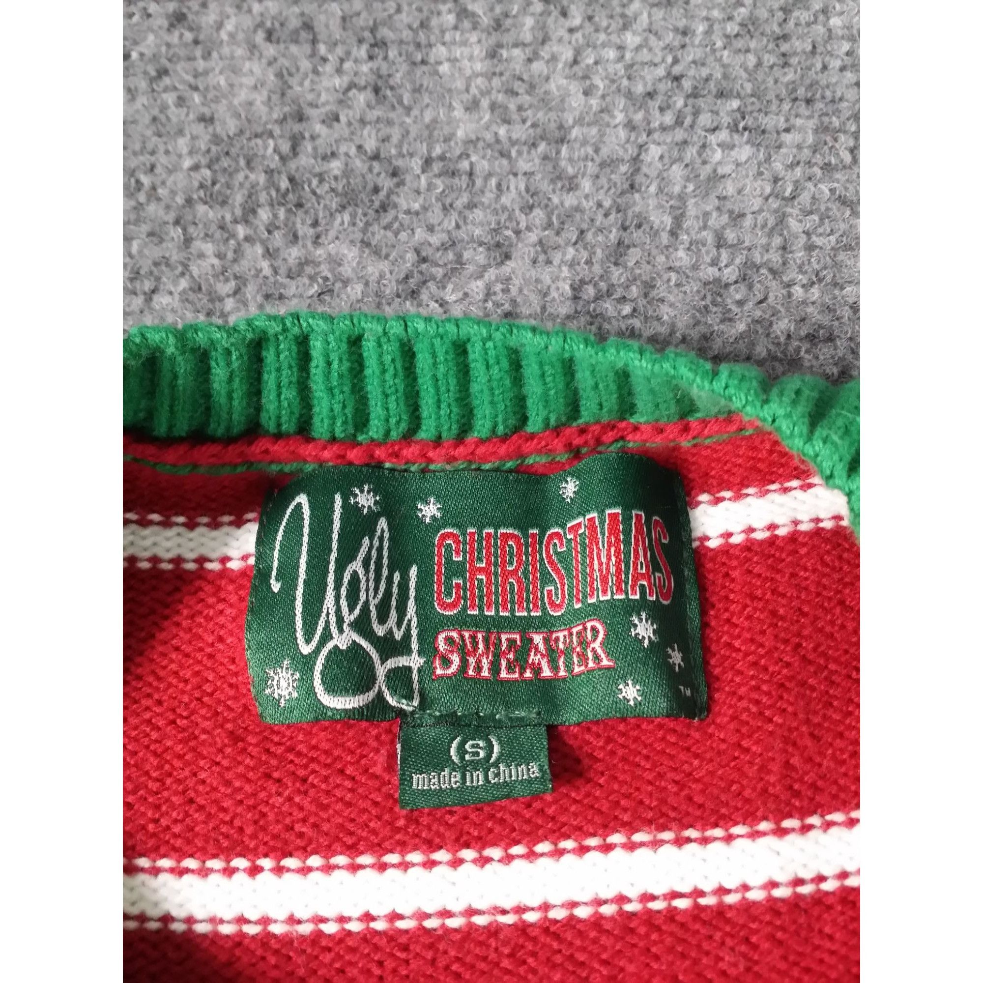 Holiday Brand Ugly Christmas Sweater Knit Pullover Sweater Polar Bear Sant Size S / US 4 / IT 40 - 6 Thumbnail