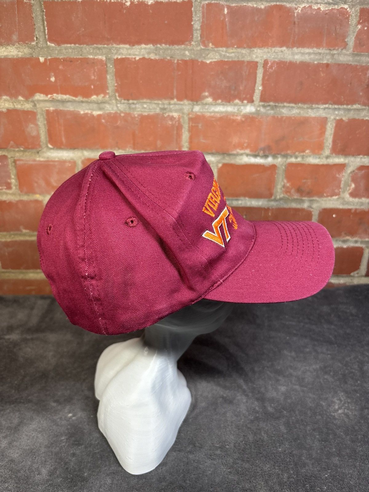 NCAA Vintage Y2K Virginia Tech University Hokies Hat Sugar Bowl Size ONE SIZE - 2 Thumbnail