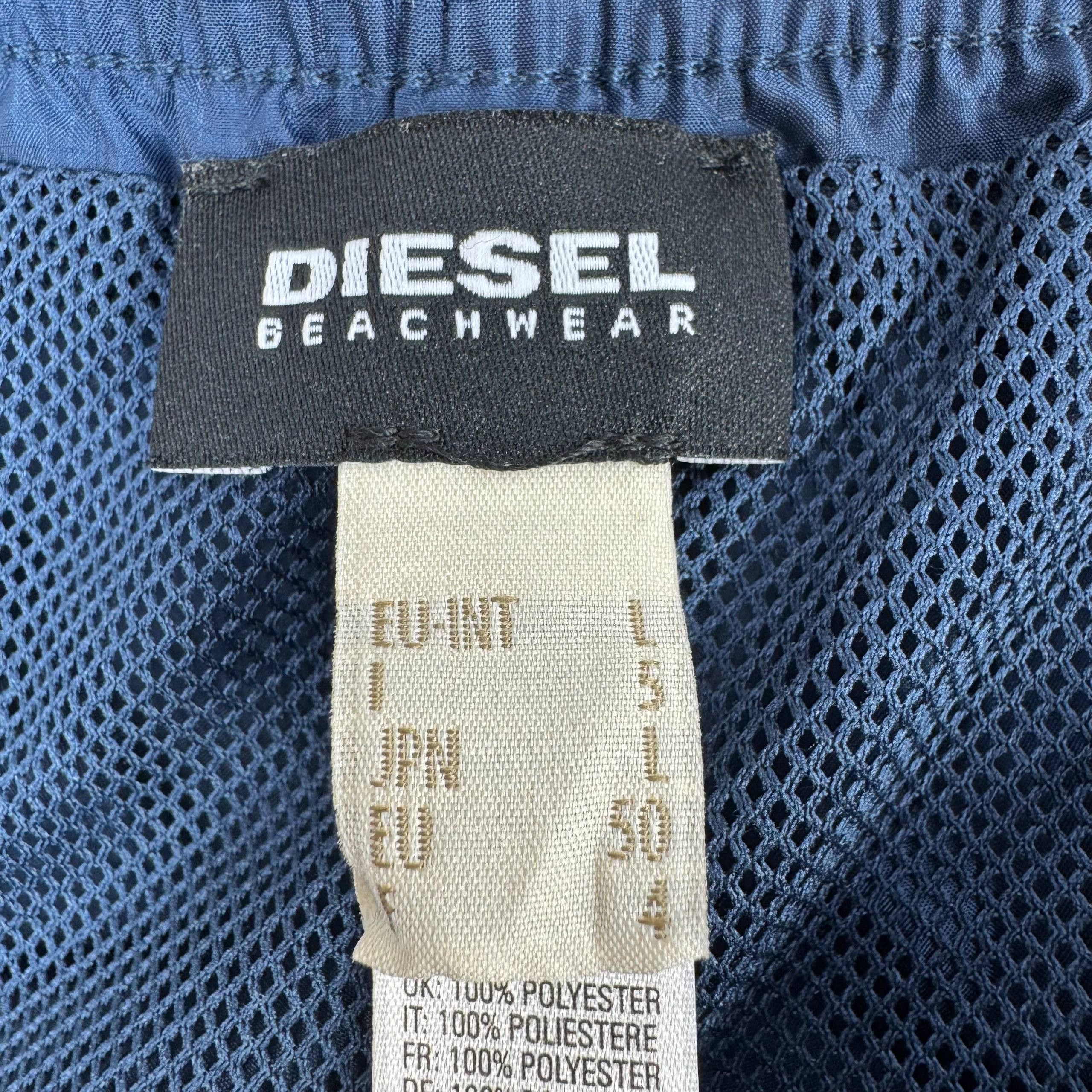 Diesel Diesel Swim Shorts Navy Orange Mens Size L Size US 36 / EU 52 - 4 Thumbnail