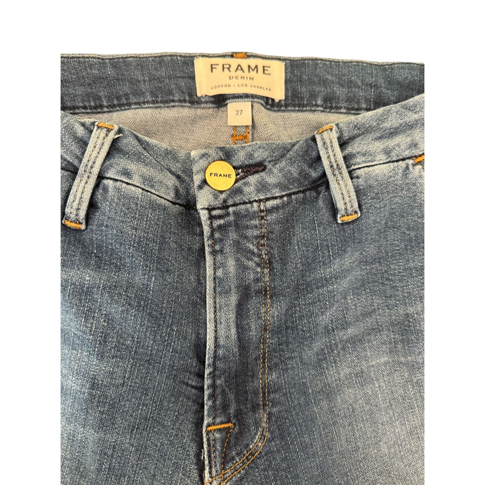 Frame Frame Denim Le Slender Thistle Straight Leg Jean Size 27 Size 27" / US 4 / IT 40 - 5 Thumbnail
