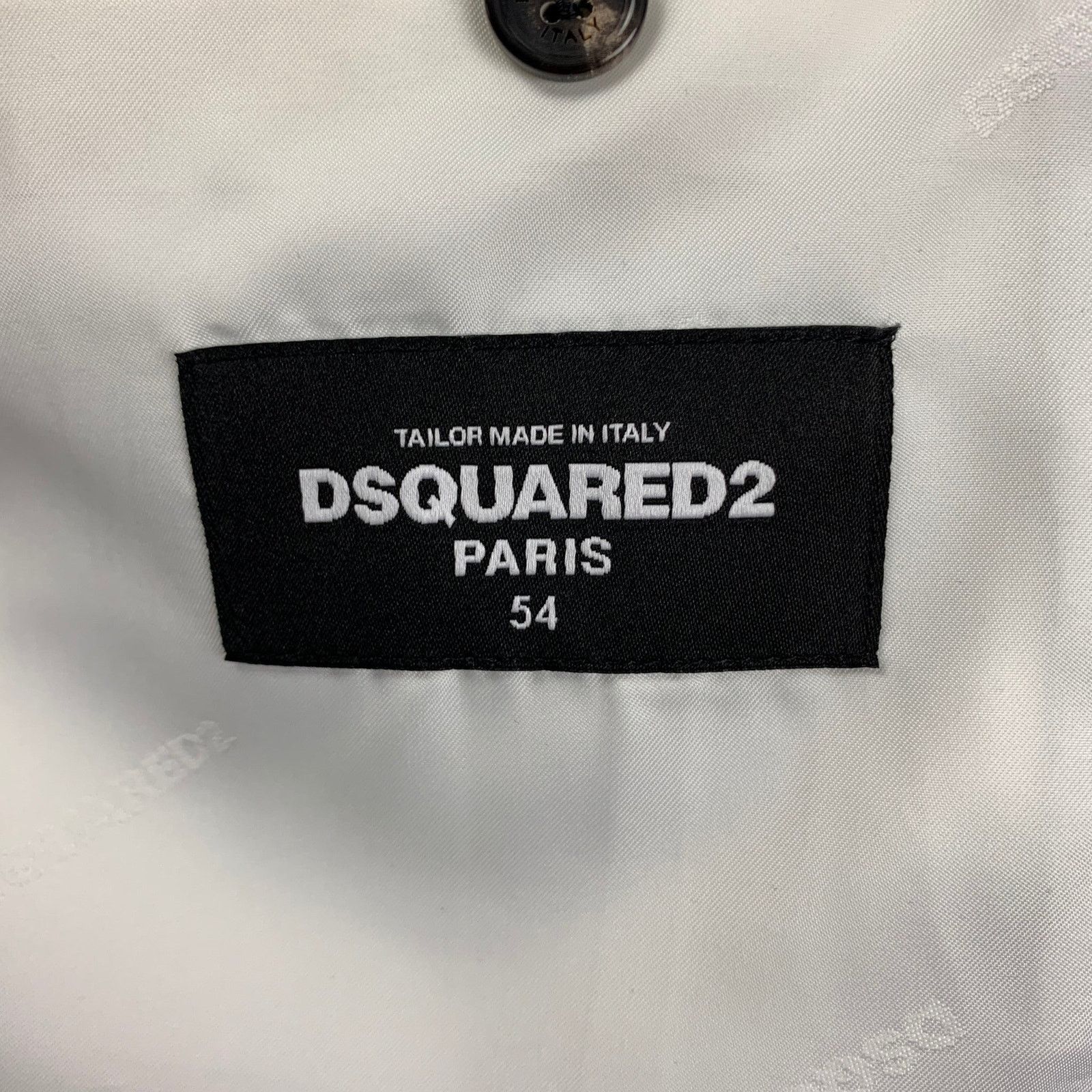 Dsquared2 DSQUARED2 Size 44 Black Wool Blend Notch Lapel Sport Coat Size 44R - 5 Thumbnail
