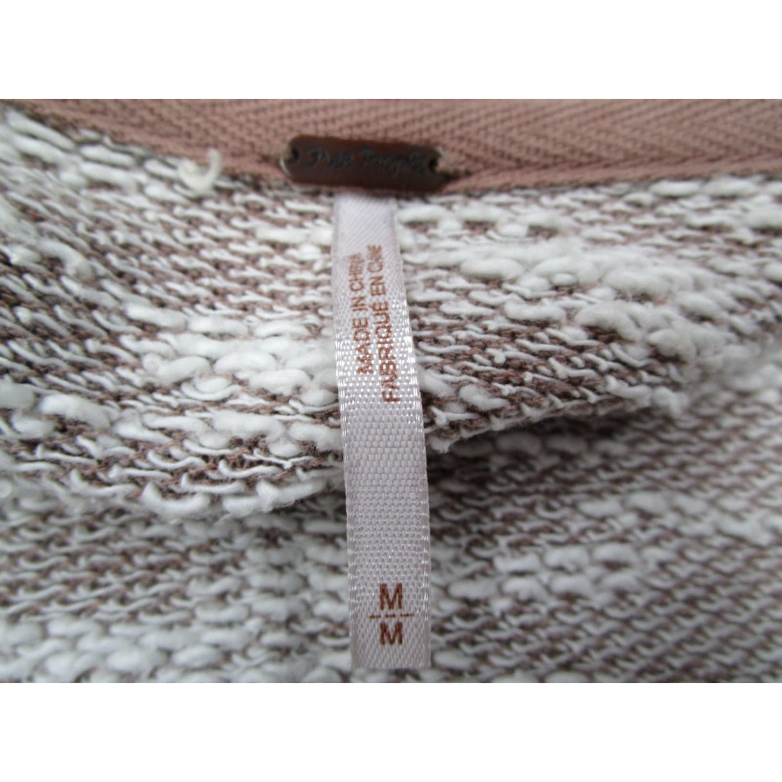 Free People FREE PEOPLE Cardigan Sweater Women M Brown In The Loop Waterfall Open Cardigan - Bohemian Beach Classic 90s Style Mens Girls Womens Size M / US 6-8 / IT 42-44 - 4 Thumbnail