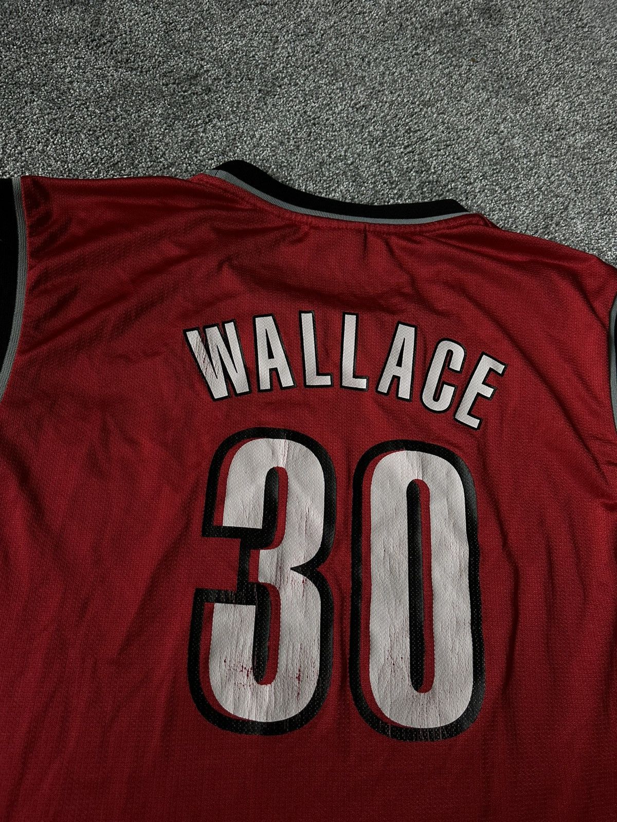 Portland Trail Blazers #30 WALLACE NBA Basketball Jersey Men