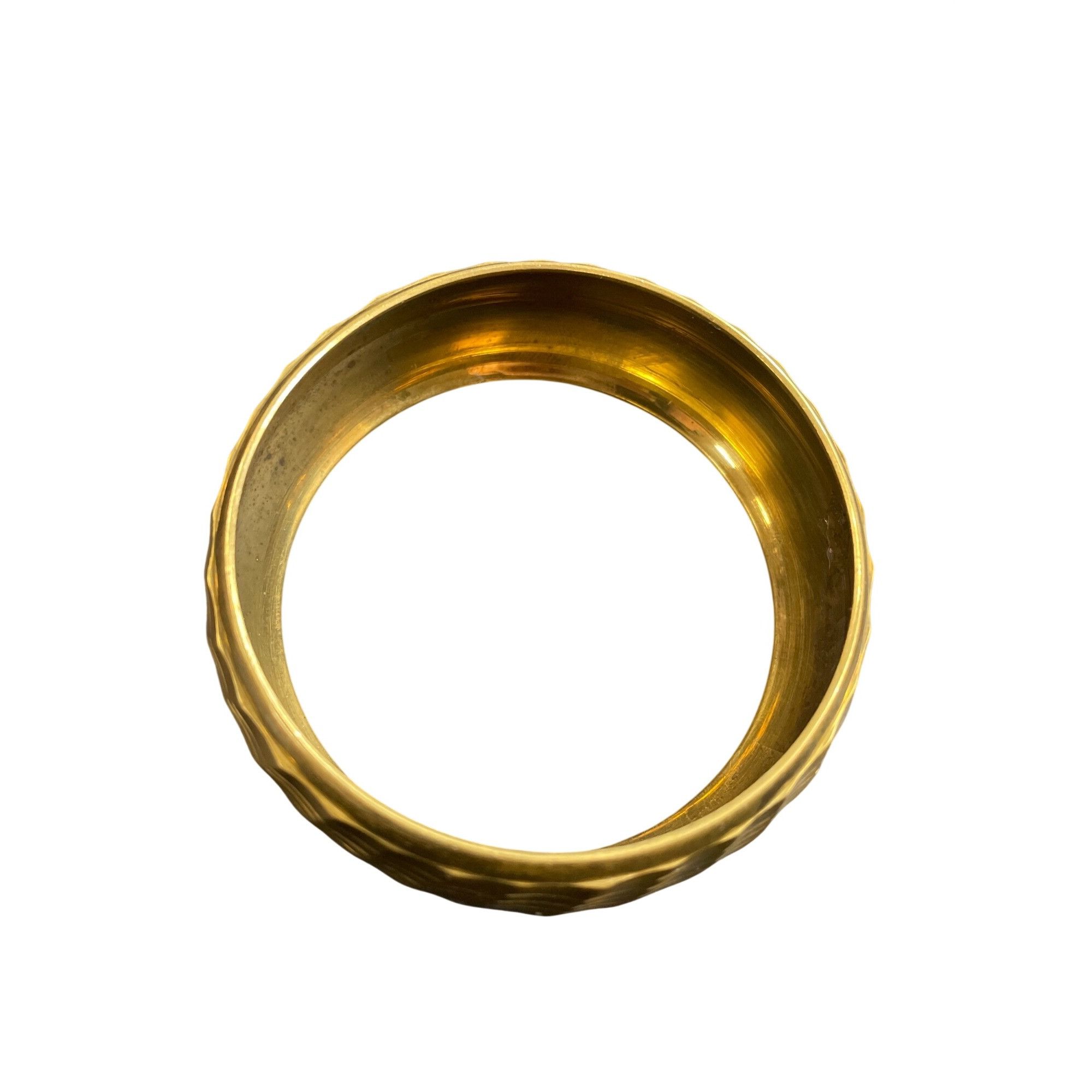Other Set Of 4 Vintage Brass Bangles With Textured & Smooth Design Size ONE SIZE - 7 Thumbnail