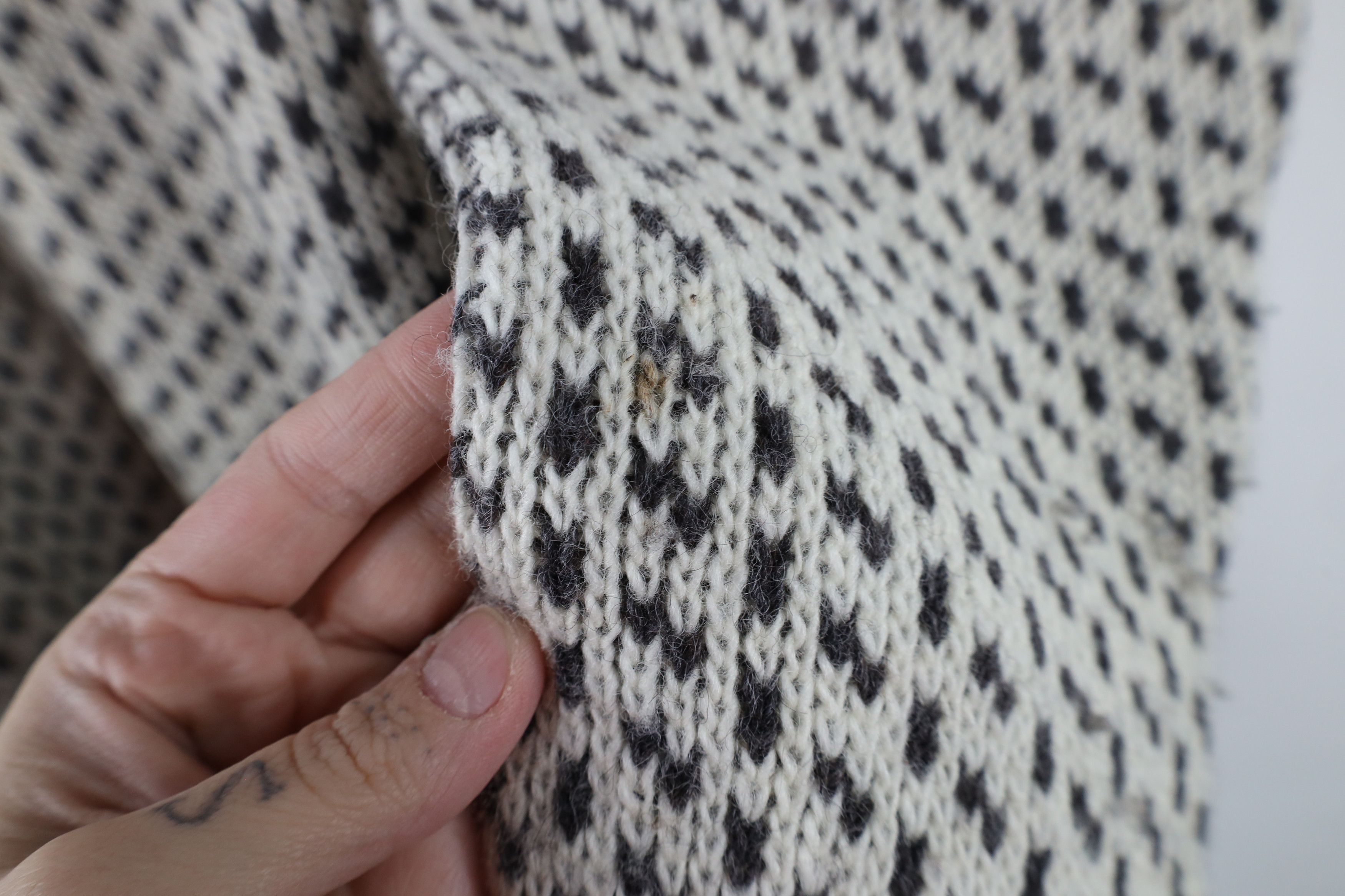 Vintage Vintage 70s Streetwear Wool Blend Knit Geometric Sweater Size US XXL / EU 58 / 5 - 4 Thumbnail