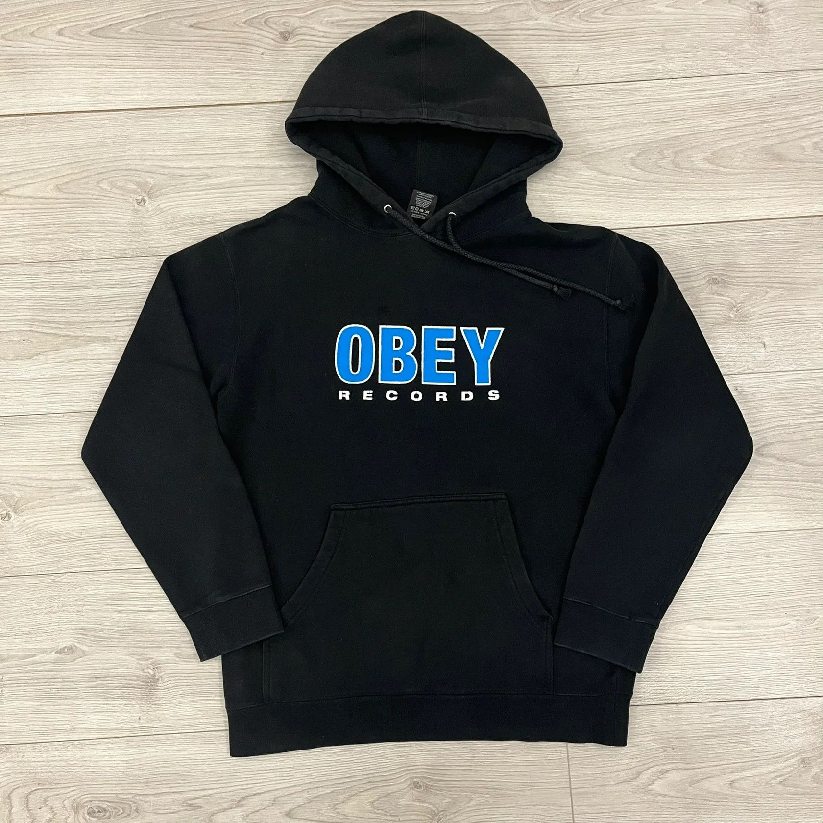 Obey Obey Records Hoodie Size US S / EU 44-46 / 1 - 1 Thumbnail