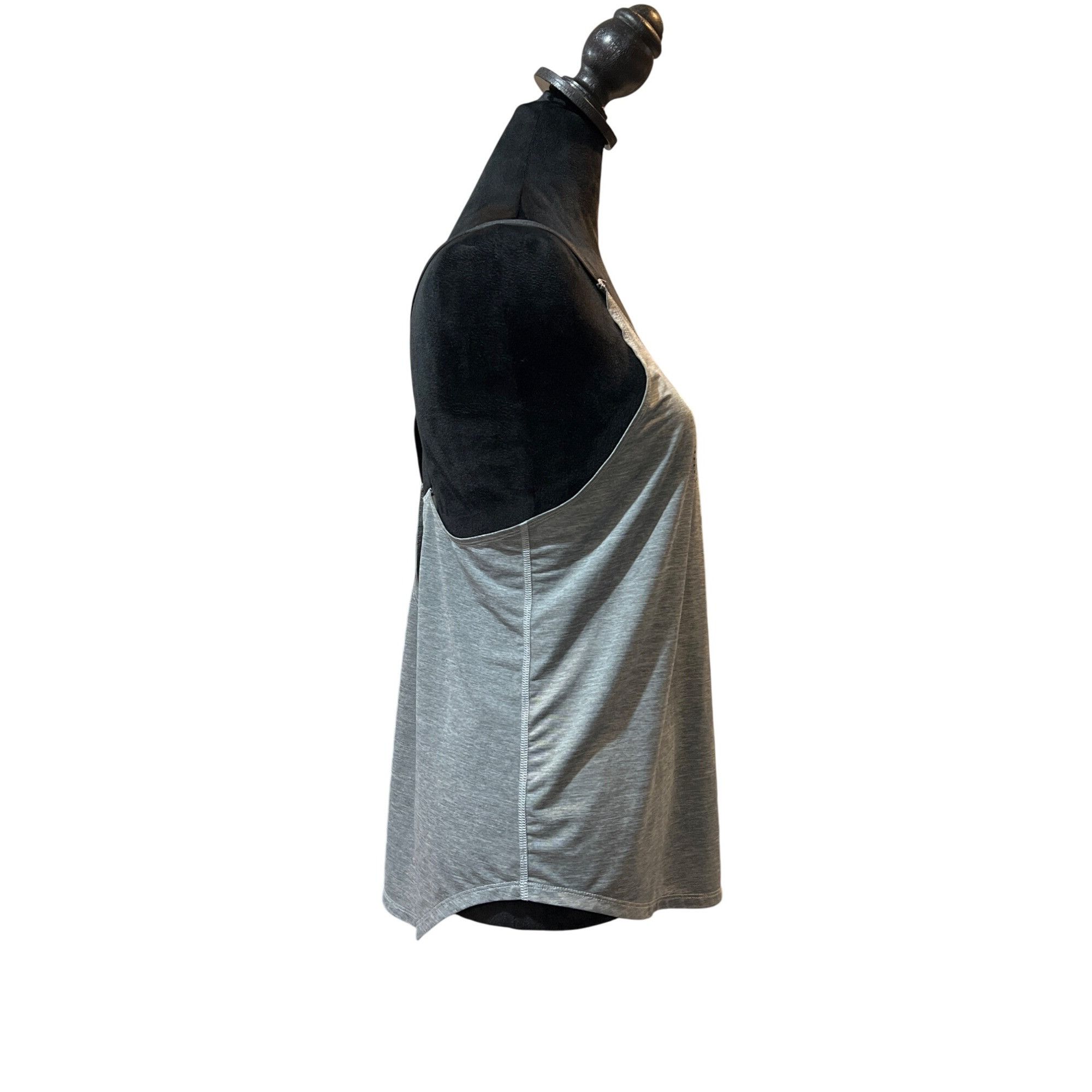 Nike NIKE Gray Dri-Fit Women's Racerback Top Size M / US 6-8 / IT 42-44 - 2 Thumbnail
