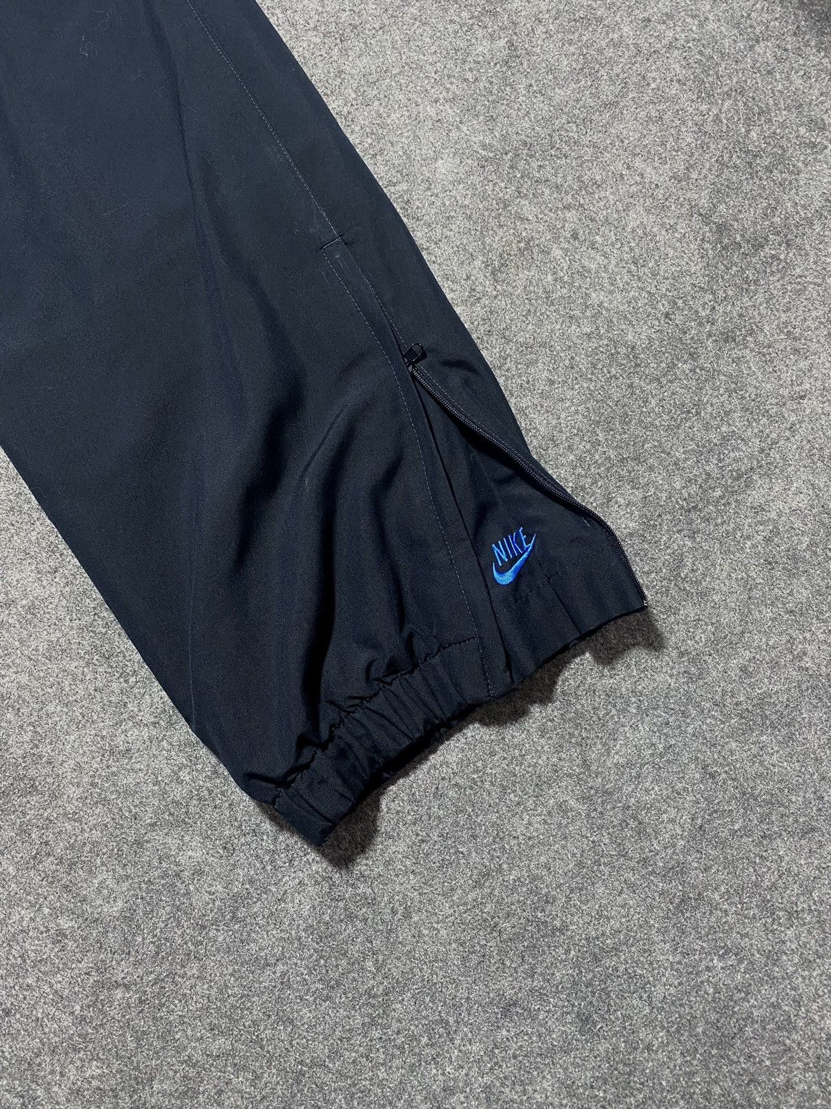 Nike Y2K Double swoosh Vintage Nylon Track Pants Drill Track