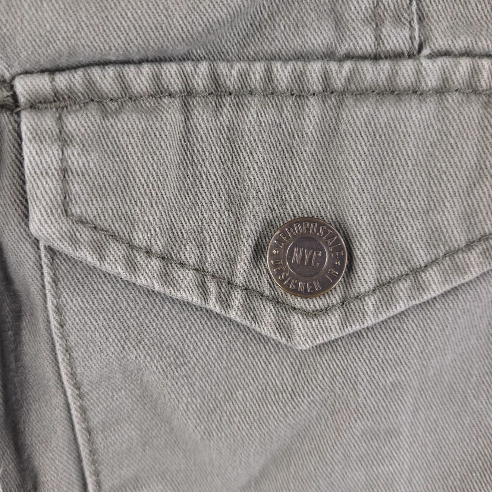 Aeropostale VINTAGE Aeropostale Jacket Womens XS Green Army Military Jacket Slim? Size XS / US 0-2 / IT 36-38 - 3 Thumbnail