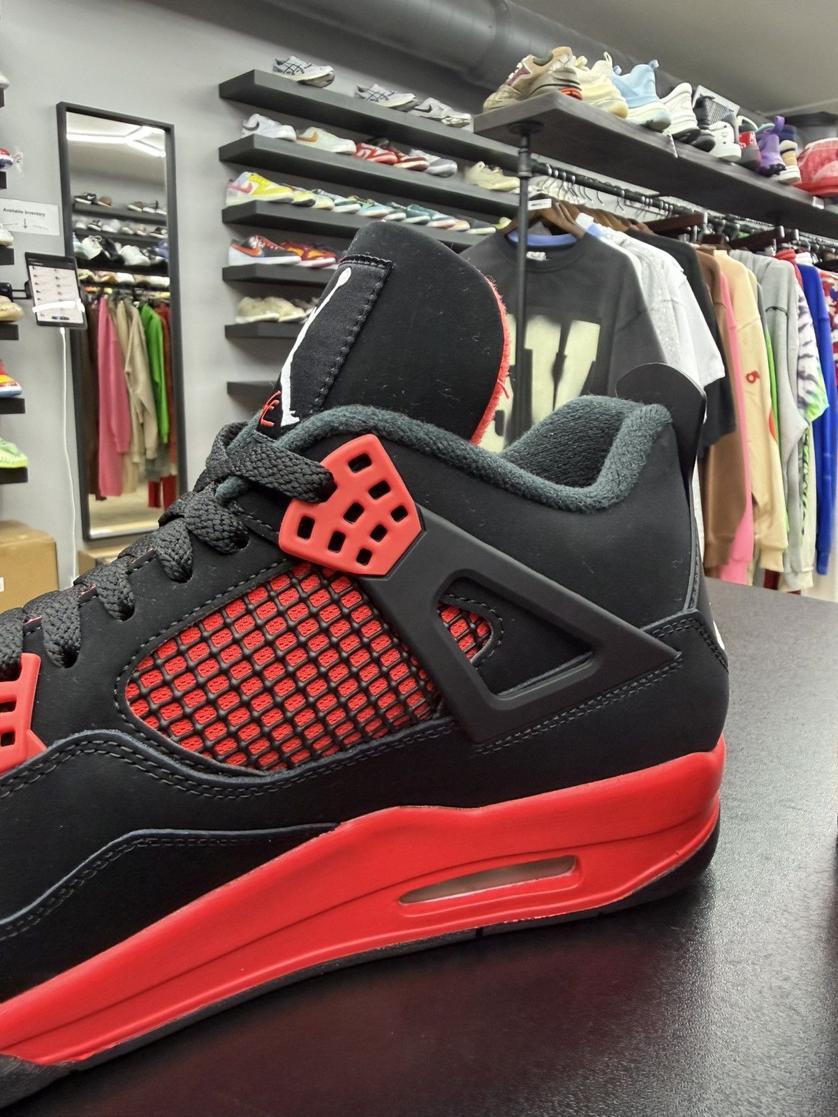 Jordan Brand Size 11.5 - Jordan 4 Retro Red Thunder Size US 11.5 / EU 44-45 - 7 Thumbnail