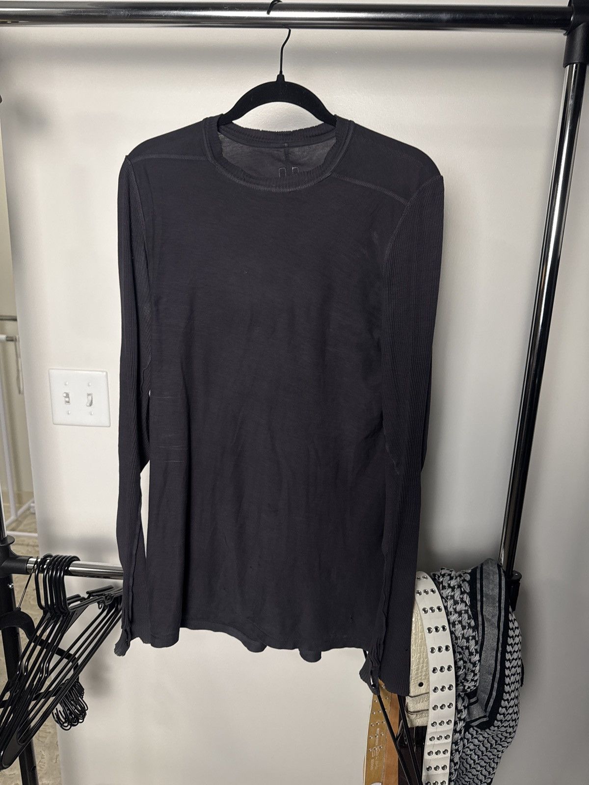Rick Owens ribbed longsleeve