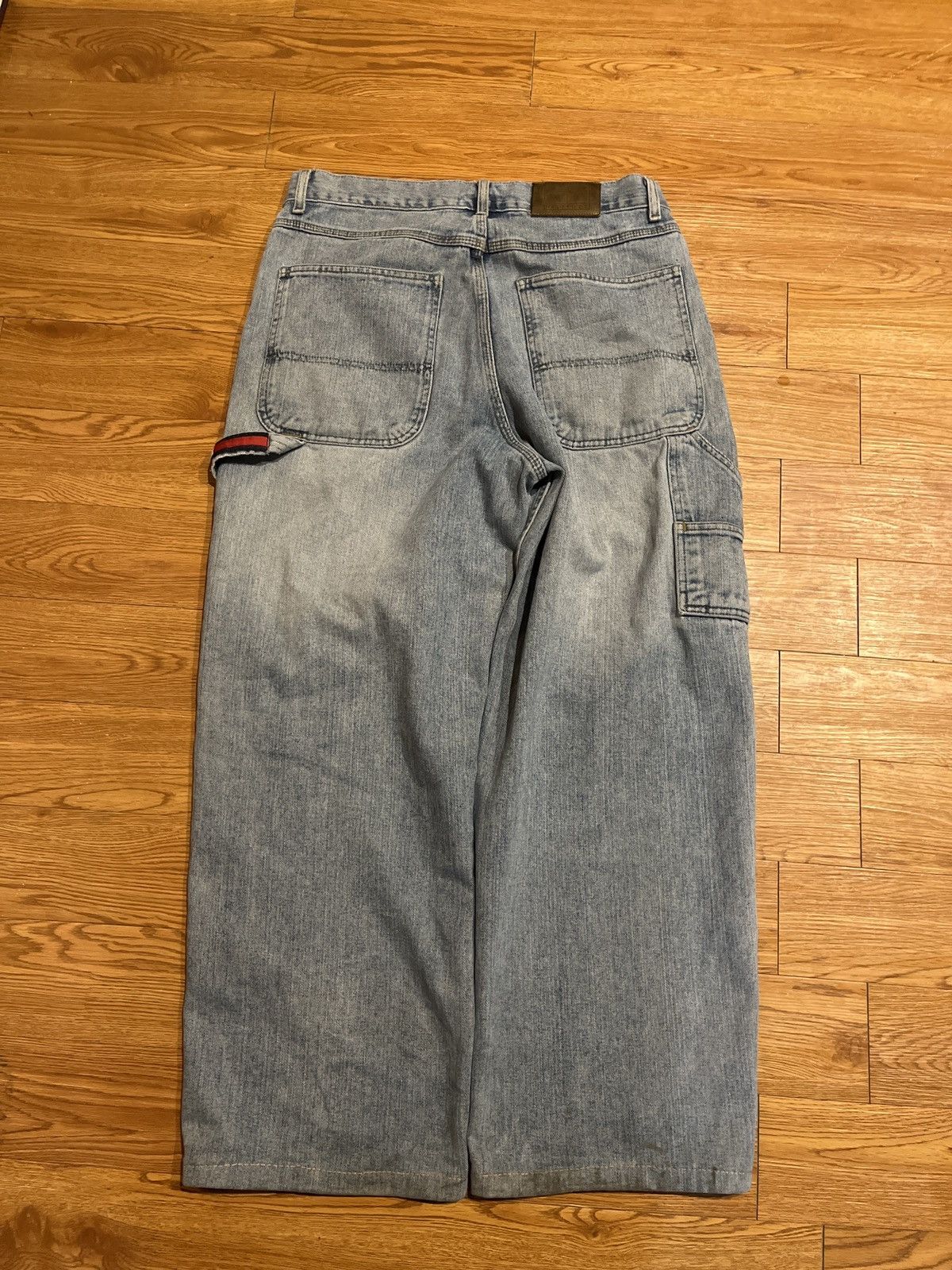 Tommy Hilfiger vintage 90’s baggy faded tommy hilfiger jeans Size US 34 / EU 50 - 1 Thumbnail