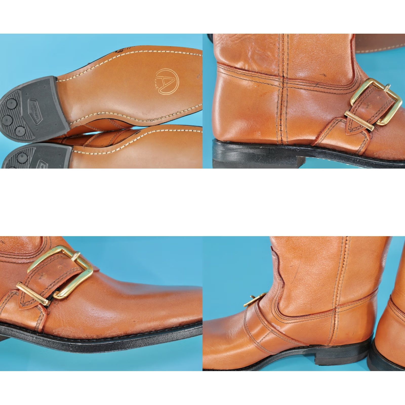 Vintage VINTAGE 70s Brown Dingo Boots Mens 8.5 B Engineer Biker 1970s Size US 9 / EU 42 - 9 Thumbnail