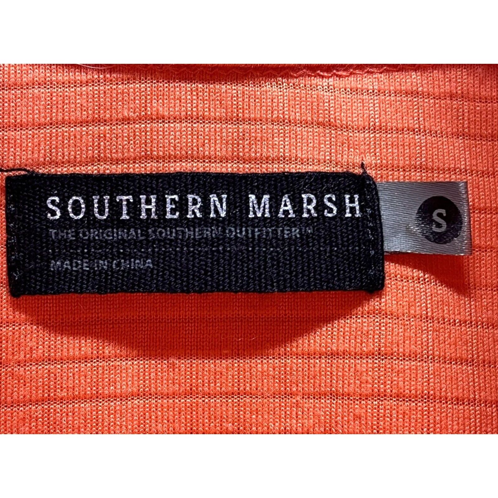 Vintage Southern Marsh Jacket Mens Sz S Fleece Fieldtec 1/4 Zip Orange Coral Preppy Pullover Size US S / EU 44-46 / 1 - 4 Thumbnail