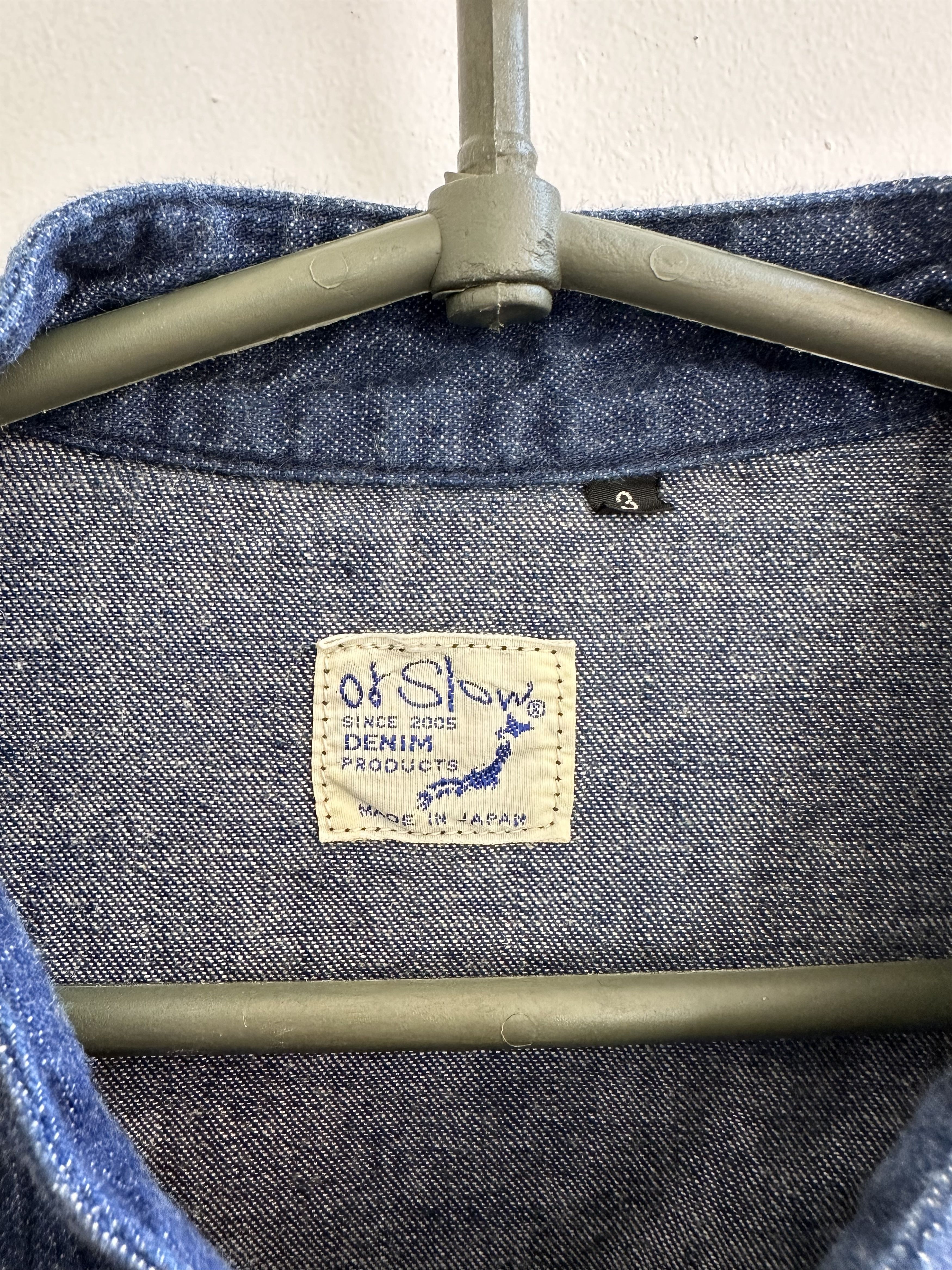 Orslow Orslow Vintage Jeans Shirt Jacket Size US L / EU 52-54 / 3 - 5 Thumbnail