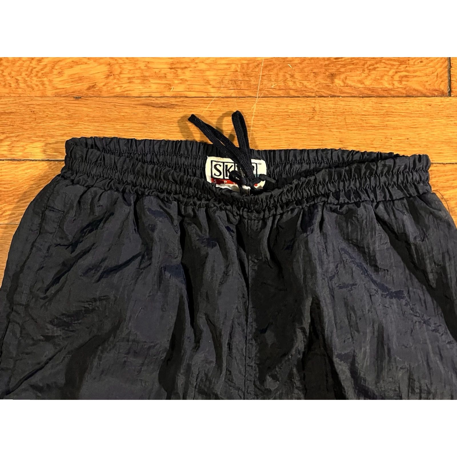 Vintage VINTAGE Skyr Sport Ski Track Pants Men’s Small Navy Blue Nylon Softshell Pants Regular Men Size US 29 - 5 Thumbnail