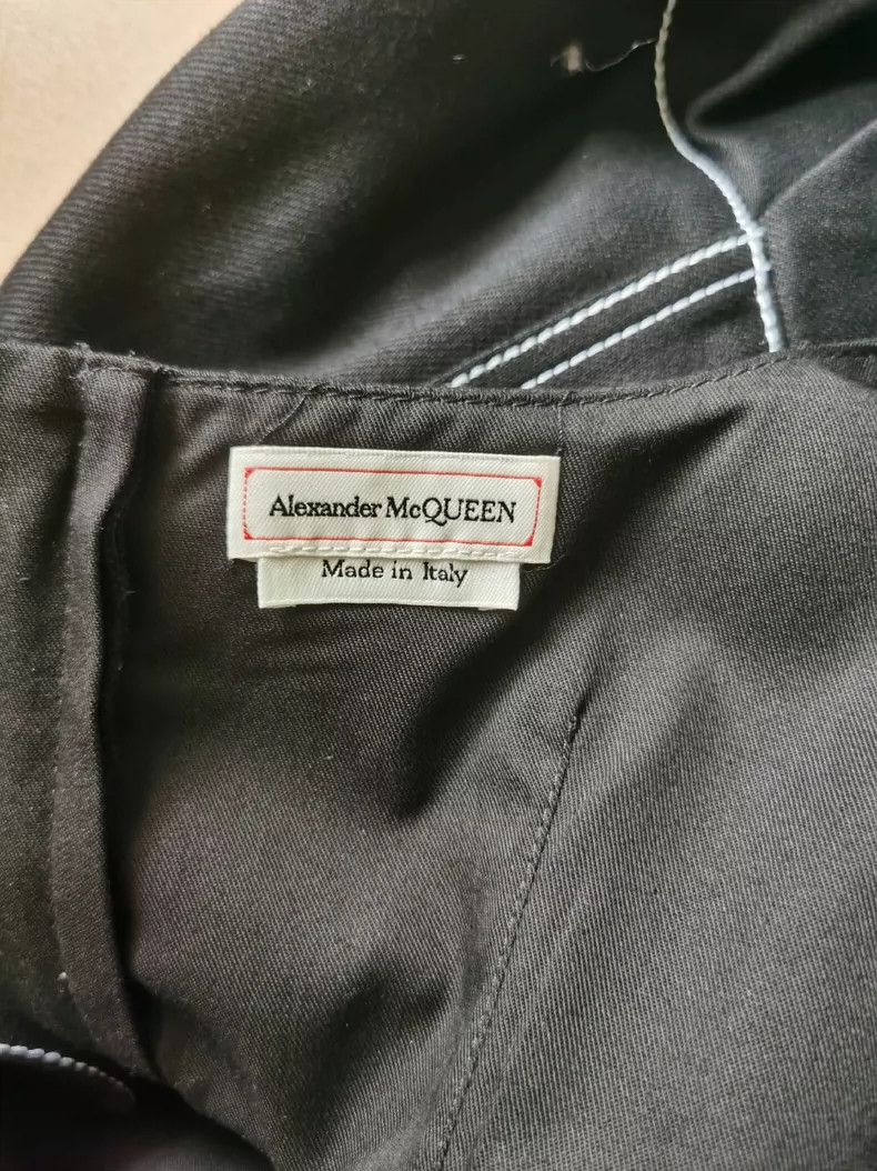 Alexander McQueen Alexander McQUEEN Dress, made of special denim fabric, with Size XS / US 0-2 / IT 36-38 - 3 Thumbnail