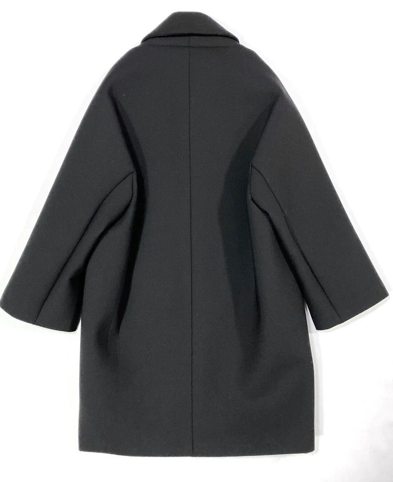 Comme des Garcons Comme Des Garcons Black silhouette space cotton overcoat Size S / US 4 / IT 40 - 2 Thumbnail