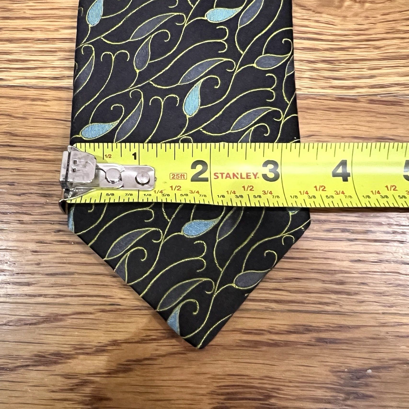Ted Baker Ted Baker Tie Men 57-60 Classic Multicolor Blue Paisley Silk Designer Mens Size ONE SIZE - 4 Thumbnail