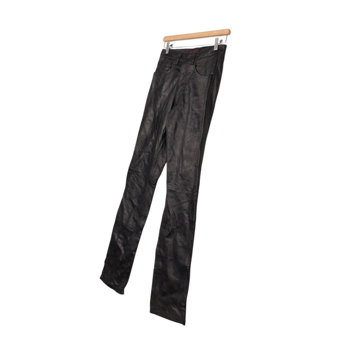 Hysteric Glamour 📌Vintage Racing Leather Pants Non Grade Cosmic Power Size US 26 / EU 42 - 3 Thumbnail