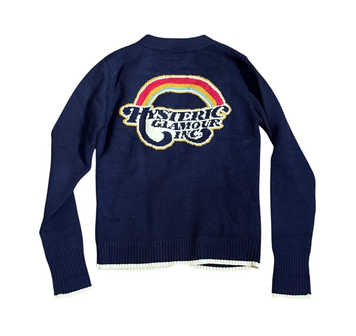 Hysteric Glamour TAX FREE 🇺🇸 hysteric glamour knitted graphic logo cardigan Size US S / EU 44-46 / 1 - 6 Thumbnail