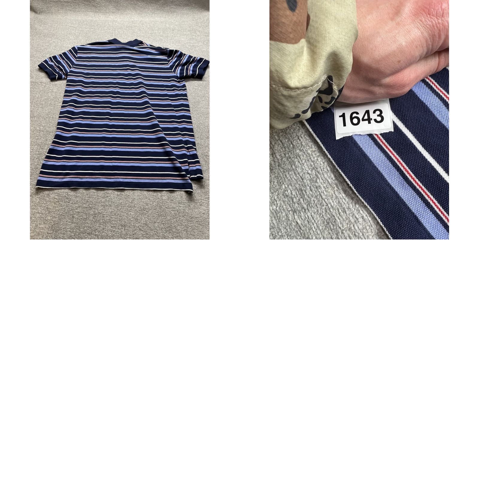 Ralph Lauren VINTAGE Polo Golf Ralph Lauren Mens Extra Large Shirt Striped Blue Gold Pony Cotton Size US XL / EU 56 / 4 - 8 Thumbnail