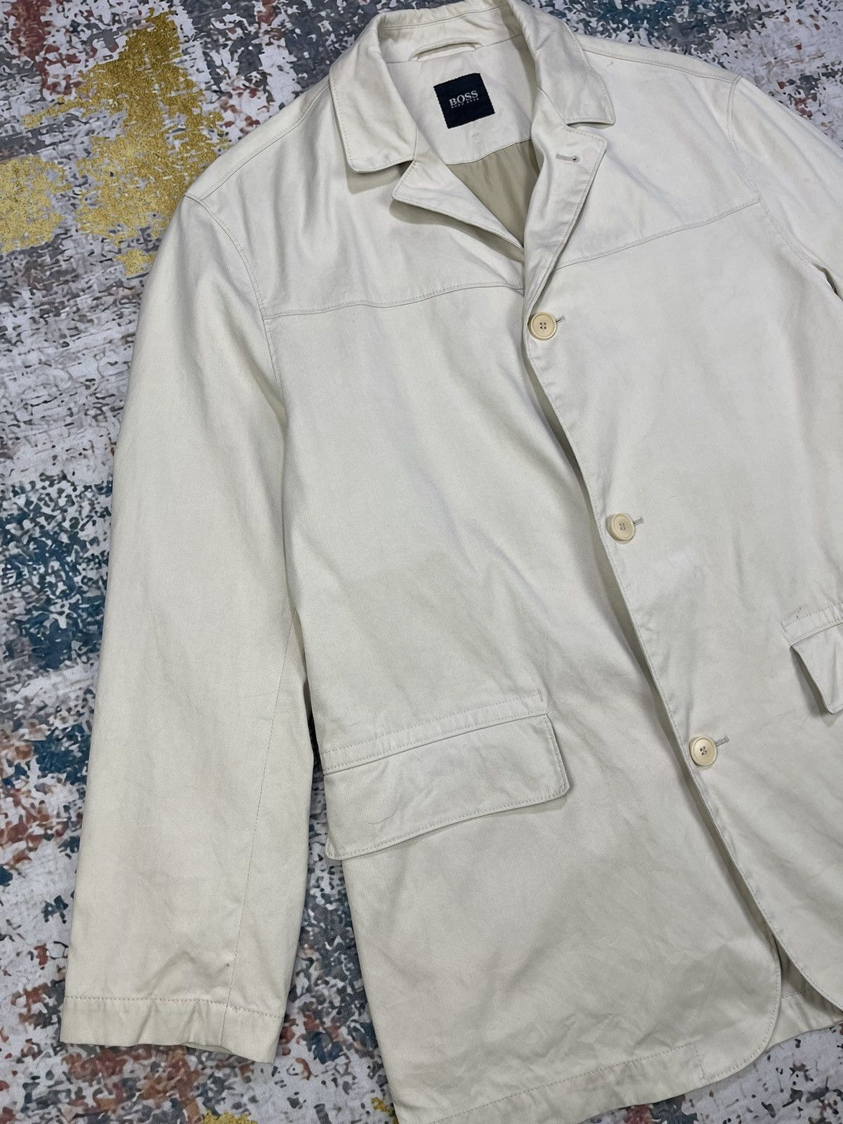 Hugo Boss HUGO BOSS COTTON CASUAL BLAZER JACKET Size US M / EU 48-50 / 2 - 3 Thumbnail