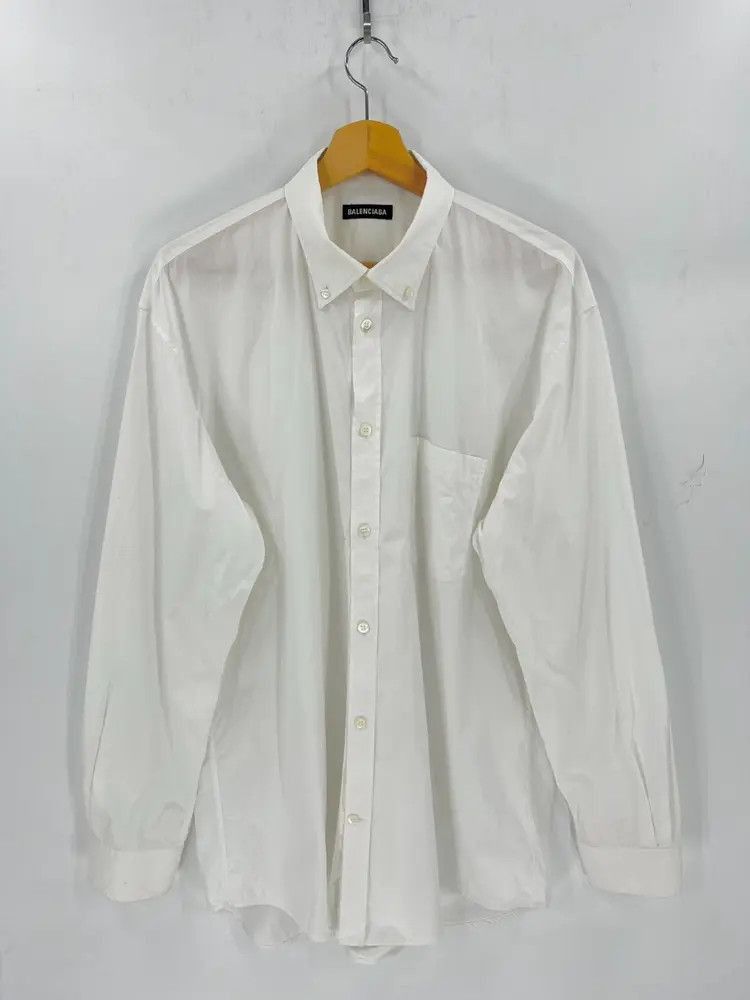 Balenciaga Sz 39 Balenciaga 20SS Tag Shirt-2505 Size US L / EU 52-54 / 3 - 2 Thumbnail