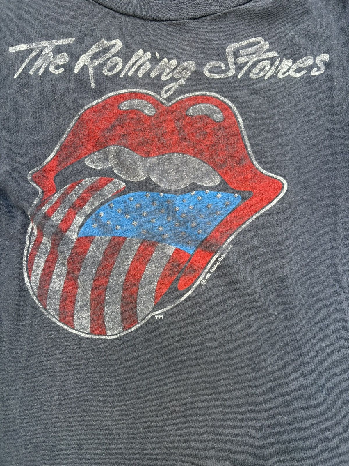 Band Tees Vintage 80s Rolling Stones T Shirt Size US L / EU 52-54 / 3 - 3 Thumbnail