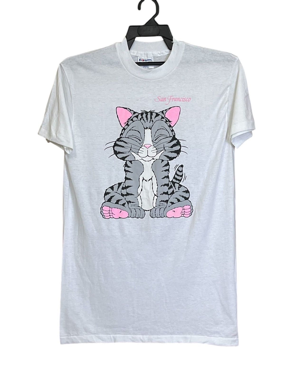 Vintage NICE🔥VINTAGE 80s CAT SAN FRANCISCO 50/50 TEE SHIRT Size US M / EU 48-50 / 2 - 1 Thumbnail