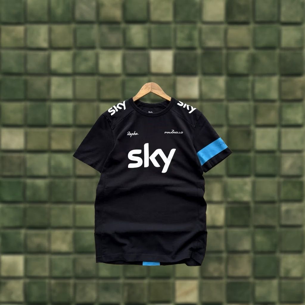 Rapha VINTAGE Rapha Team Sky Cycling Classic T Shirt Black Mens Size M Size US M / EU 48-50 / 2 - 1 Thumbnail