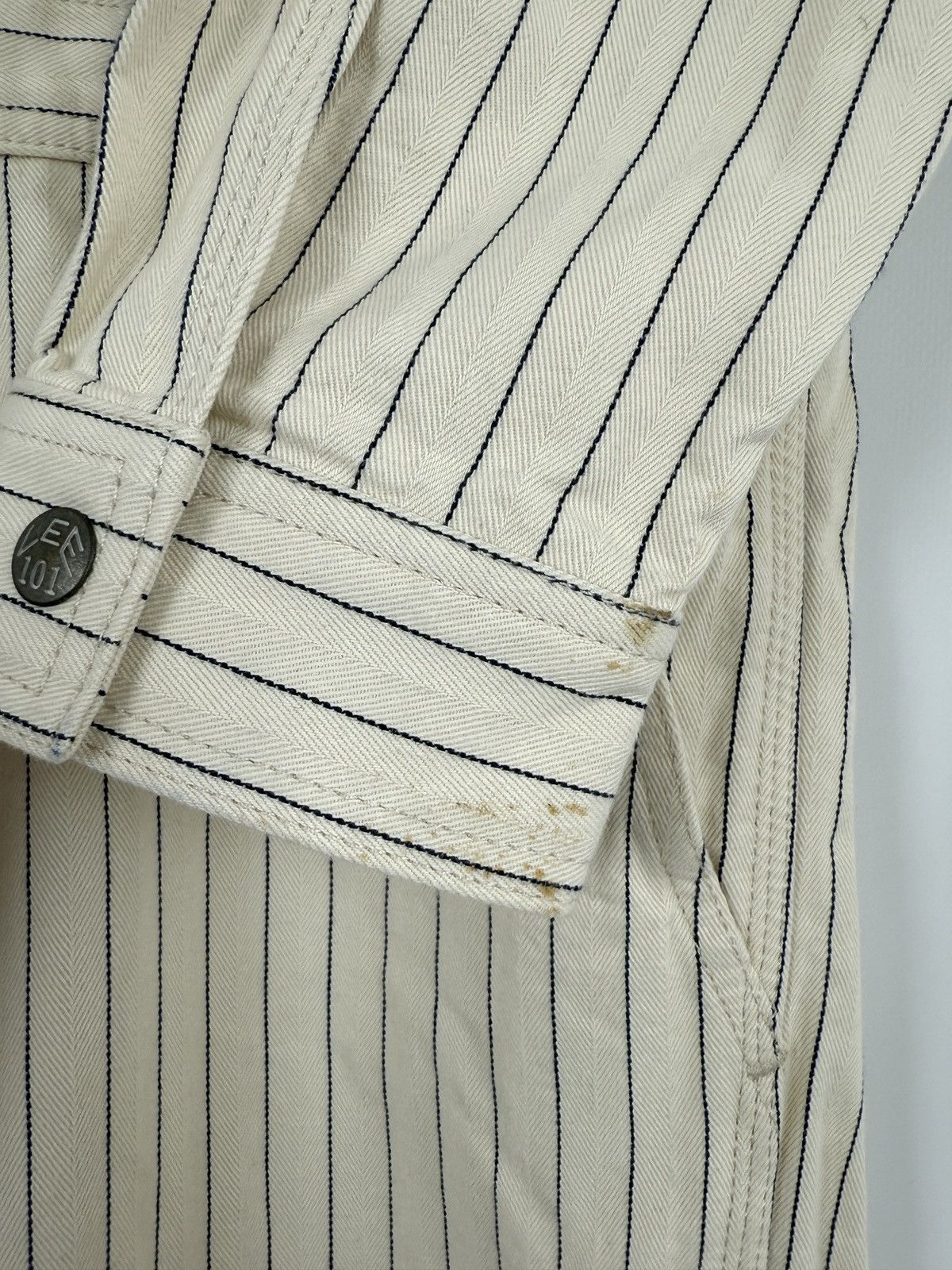 Lee Lee 101 Whizit Gaz Station Herringbone Cotton Coveralls M Size US 32 / EU 48 - 11 Thumbnail