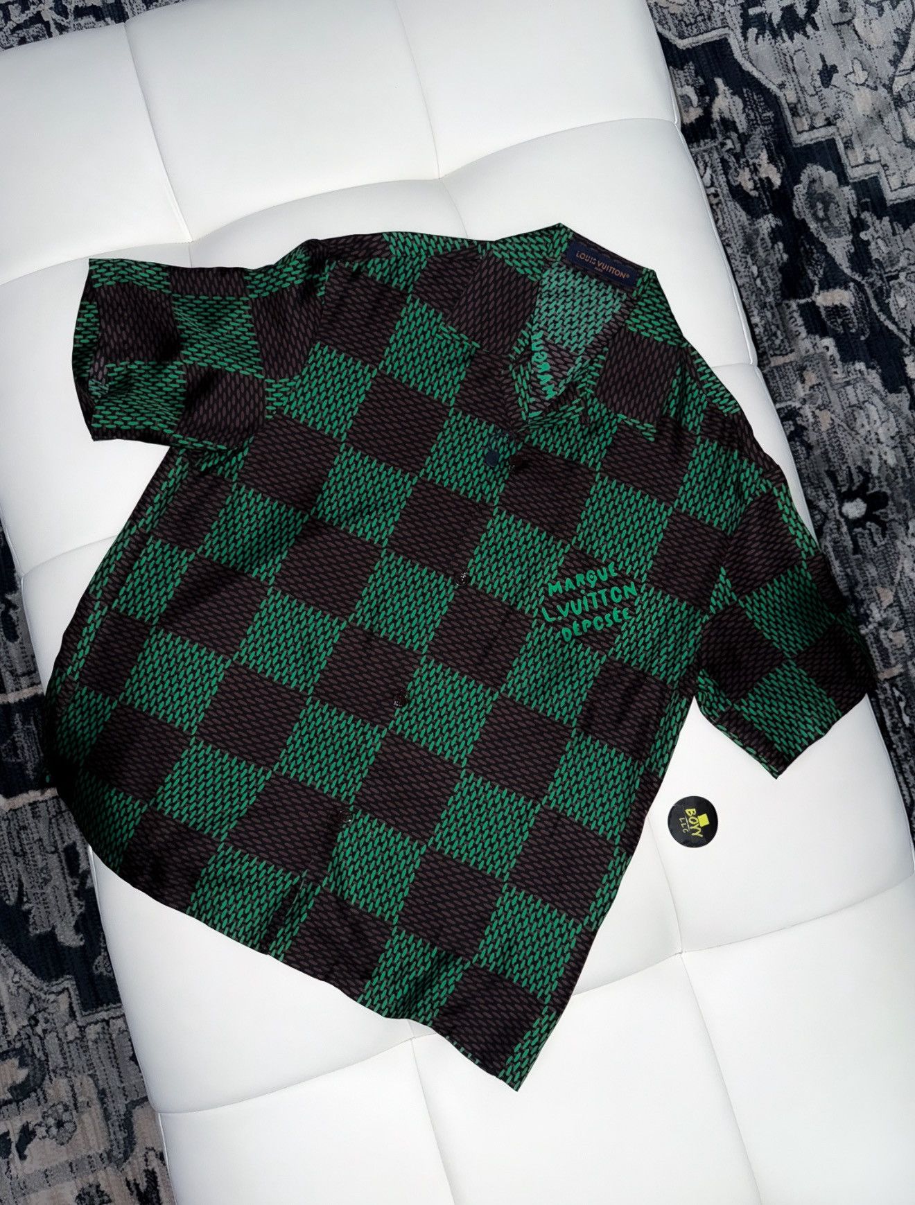 Louis Vuitton Louis vuitton damier logo silk shirt Size US S / EU 44-46 / 1 - 1 Thumbnail