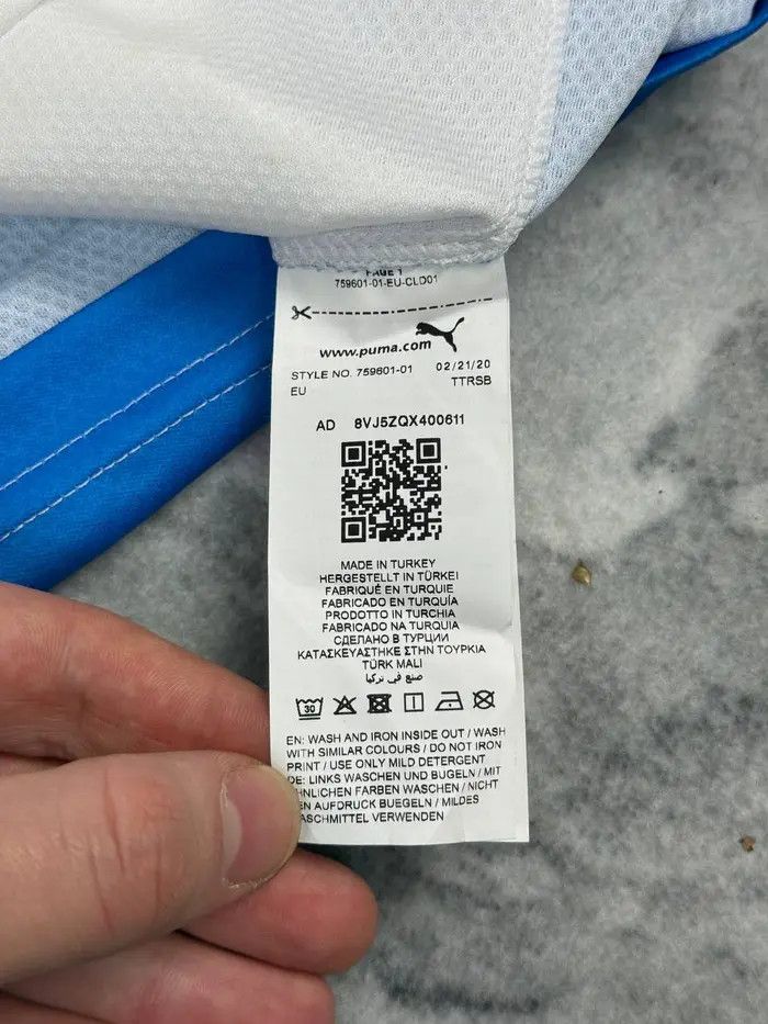 Puma Puma Grasshopper 2020 2021 Toti #24 Home Shirt Soccer Jersey Size US L / EU 52-54 / 3 - 12 Thumbnail