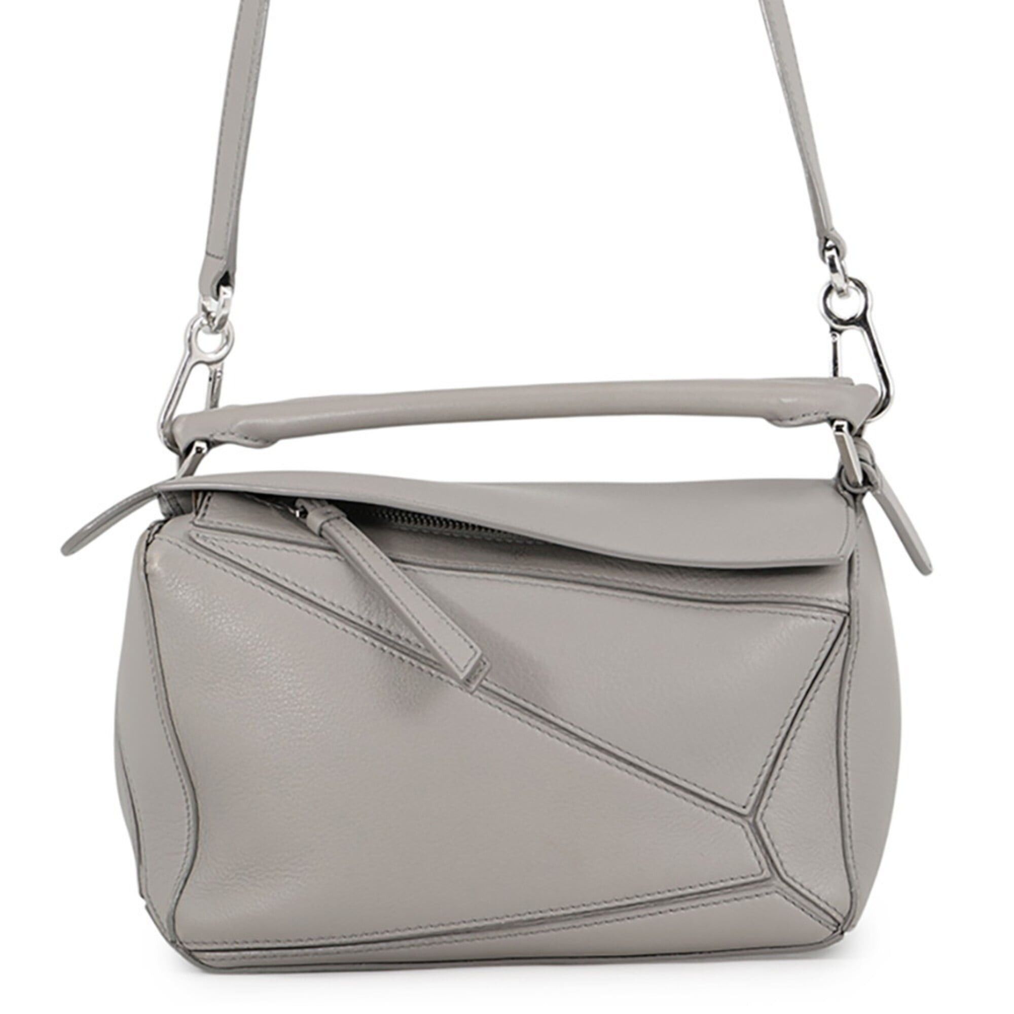 Loewe Loewe Puzzle Bag Small Leather Handbag 322.30.S21 LOEWE 2-way bag handbag Size ONE SIZE - 1 Thumbnail