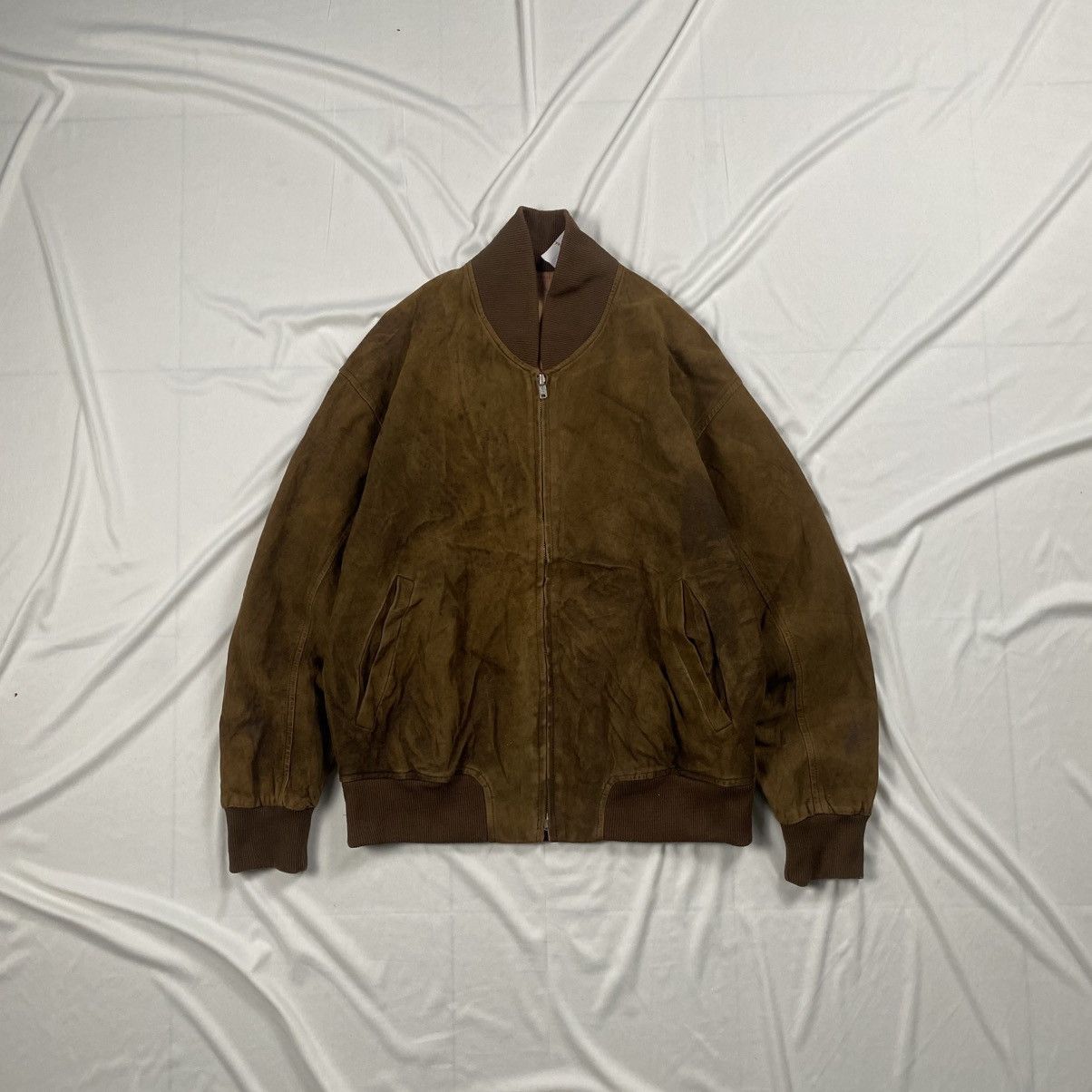 Japanese Brand Vintage 90s General Japan Suede Jacket Size US S / EU 44-46 / 1 - 1 Thumbnail