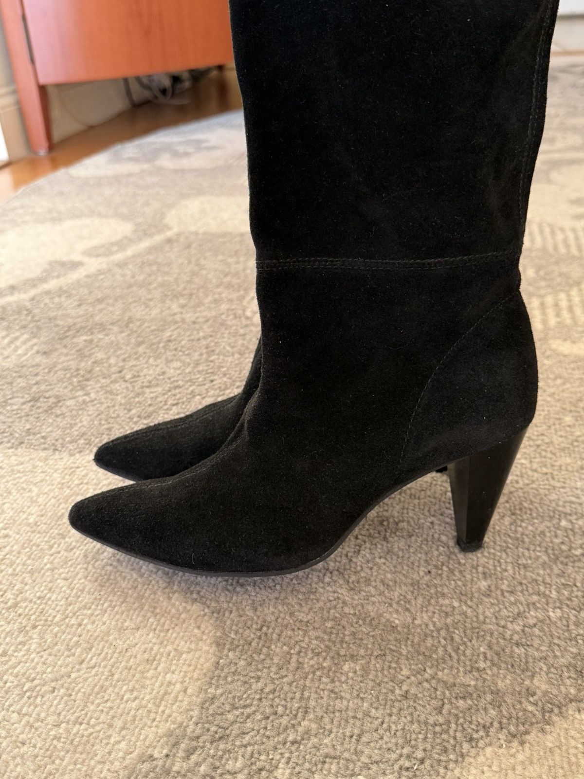 Zara suede boots with heels Zara Size US 9 / IT 39 - 6 Thumbnail