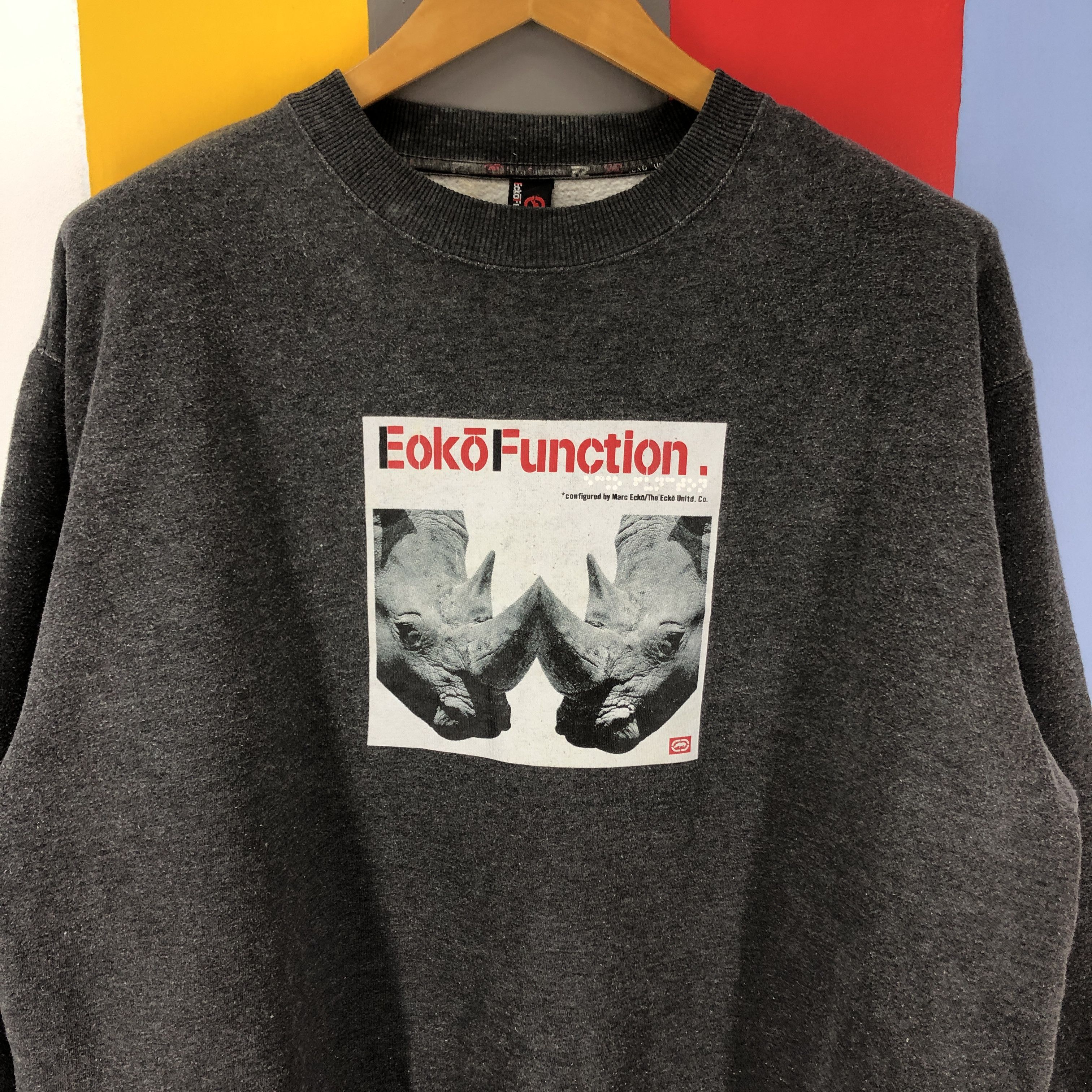 Ecko Unltd. ECKO FUNCTION Crew Neck Sweatshirt #0887/AF Size US L / EU 52-54 / 3 - 2 Thumbnail