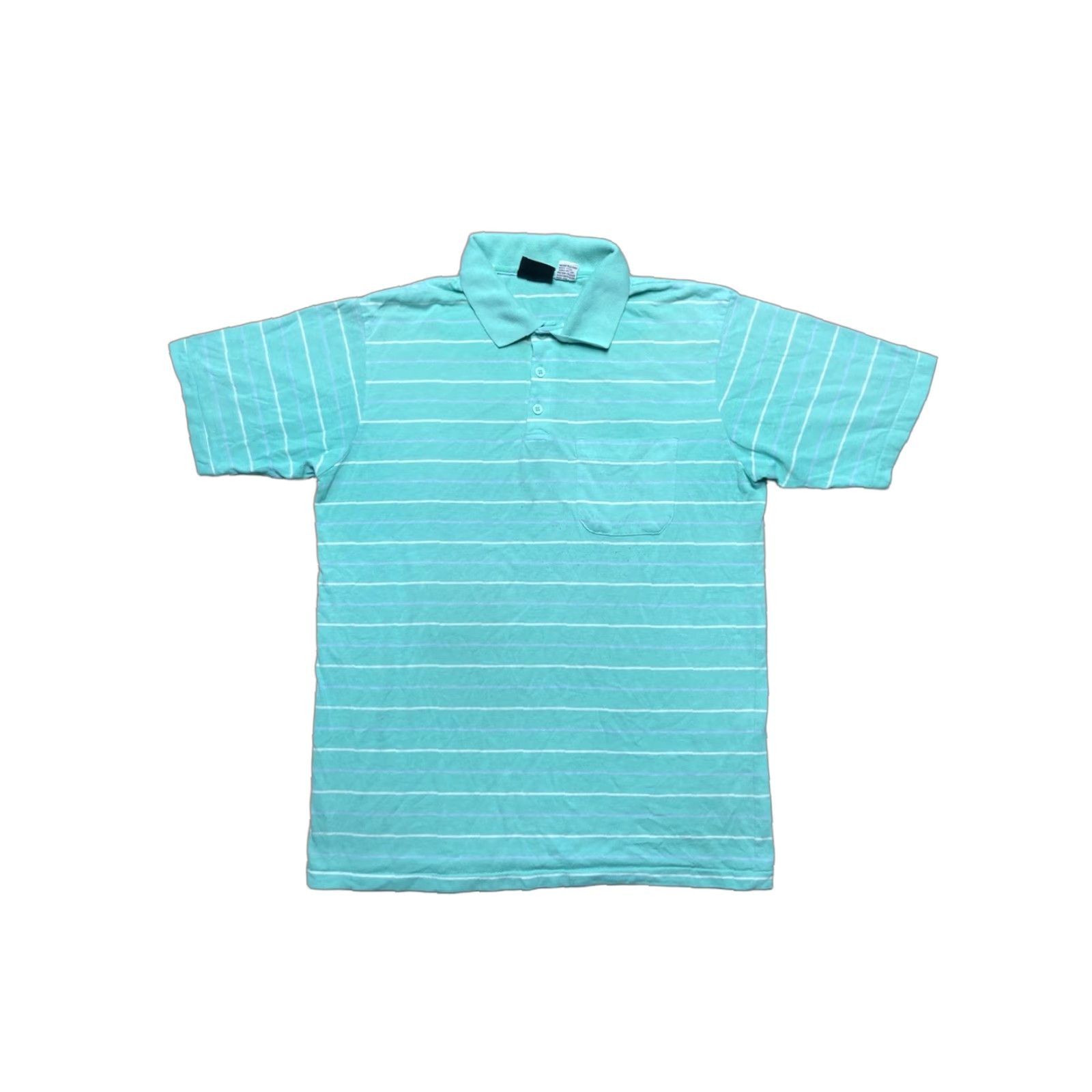 Vintage VINTAGE 80s 90s short sleeve polo shirt striped blue golf stained adult medium Nike Shirt Size US M / EU 48-50 / 2 - 1 Thumbnail