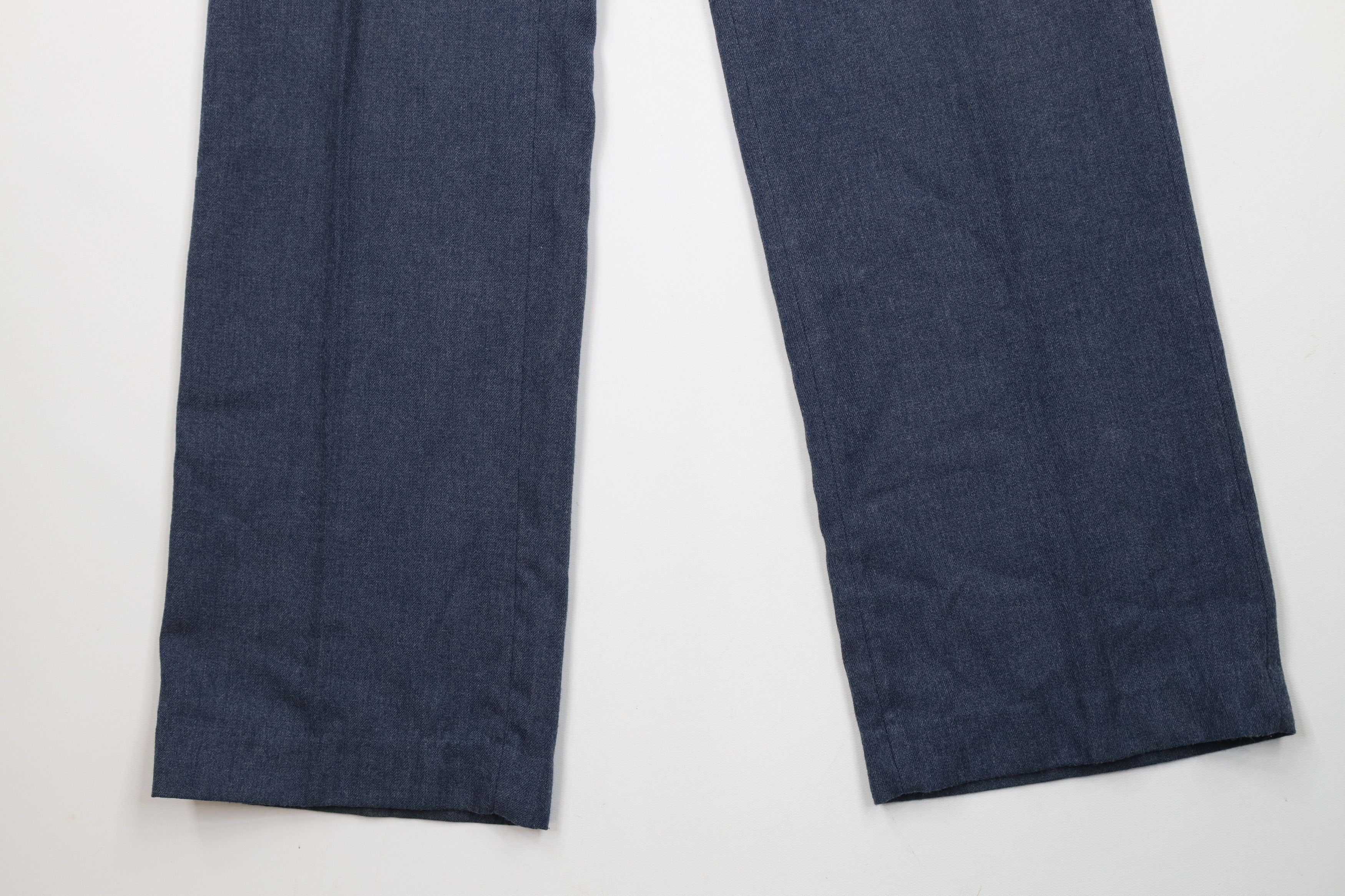 Vintage Vintage 70s Streetwear Knit Flared Wide Leg Chino Pants USA Size US 30 / EU 46 - 4 Thumbnail