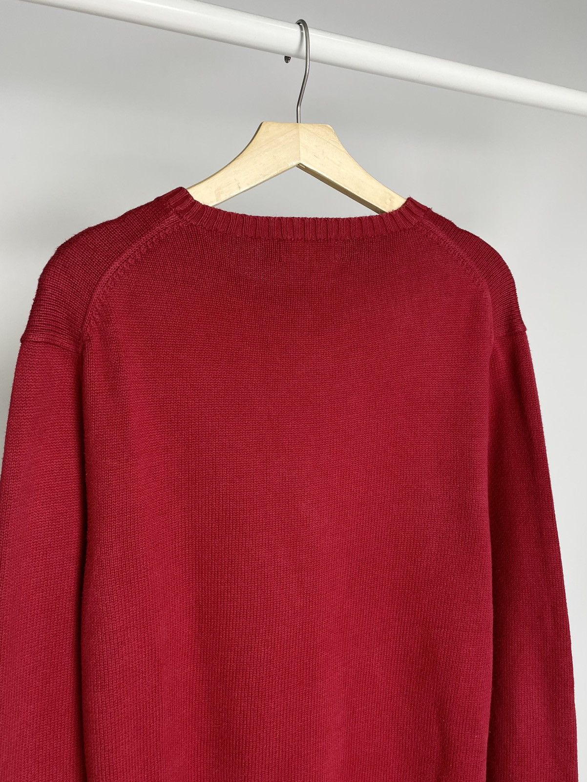 Polo Ralph Lauren Polo by Ralph Lauren ( Size M ) Vintage Red Knit Sweater Size US L / EU 52-54 / 3 - 12 Thumbnail