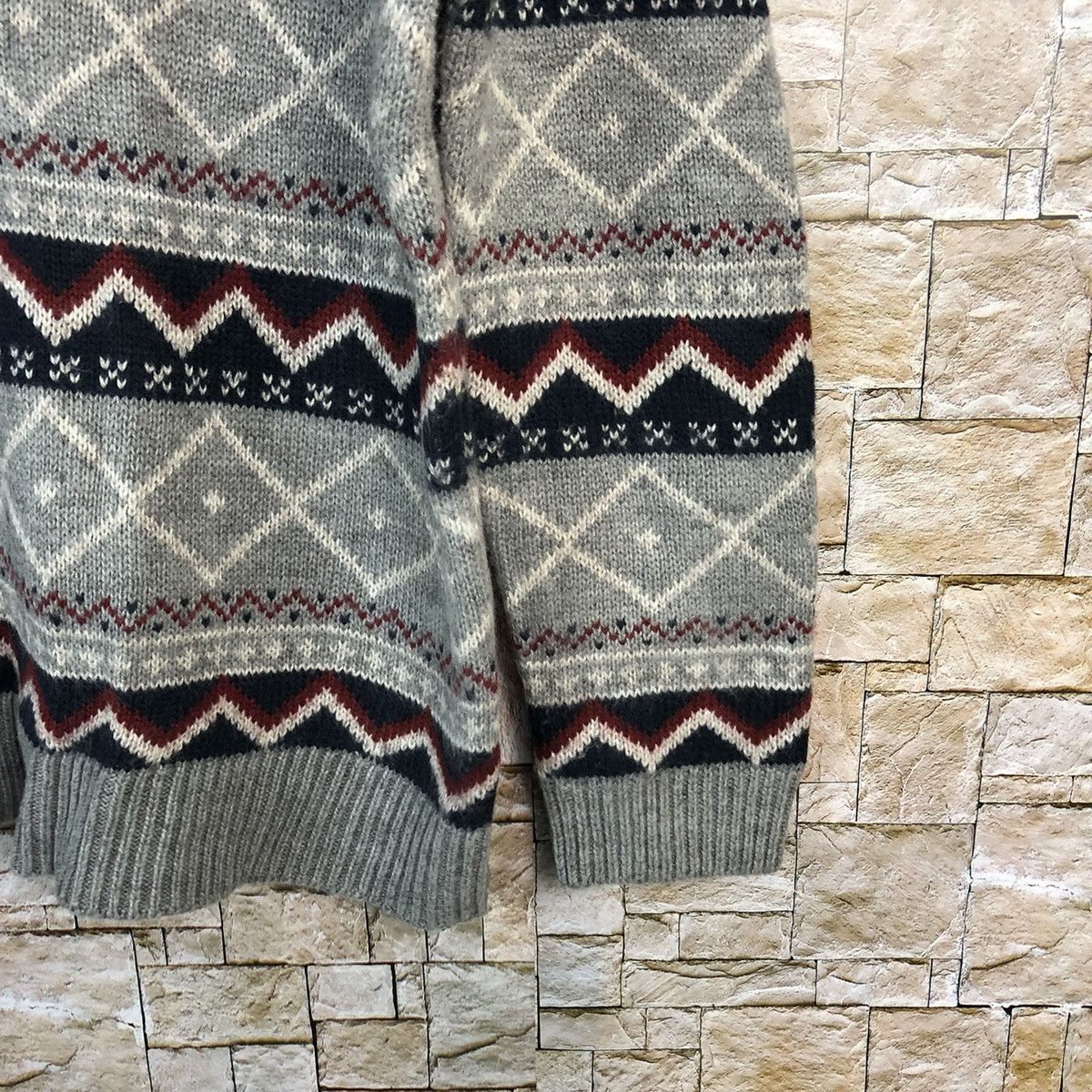 Homespun Knitwear DL Loy Taa Grey art vintage Knitwear #A262 Size US S / EU 44-46 / 1 - 8 Thumbnail
