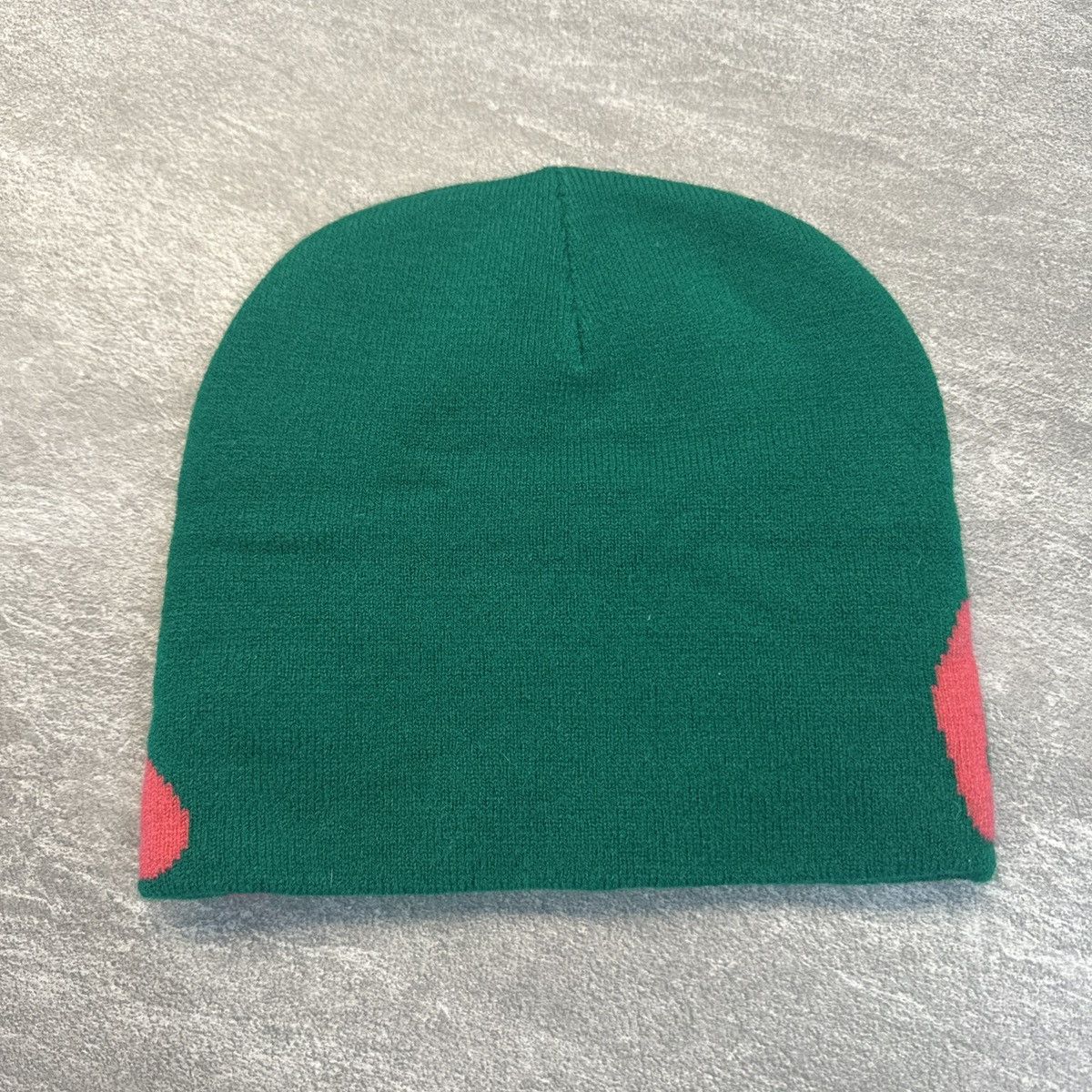 Other Mea Culpa Green Pink Unisex OSFM Beanie Hat Cap Winter Warm Size ONE SIZE - 3 Thumbnail