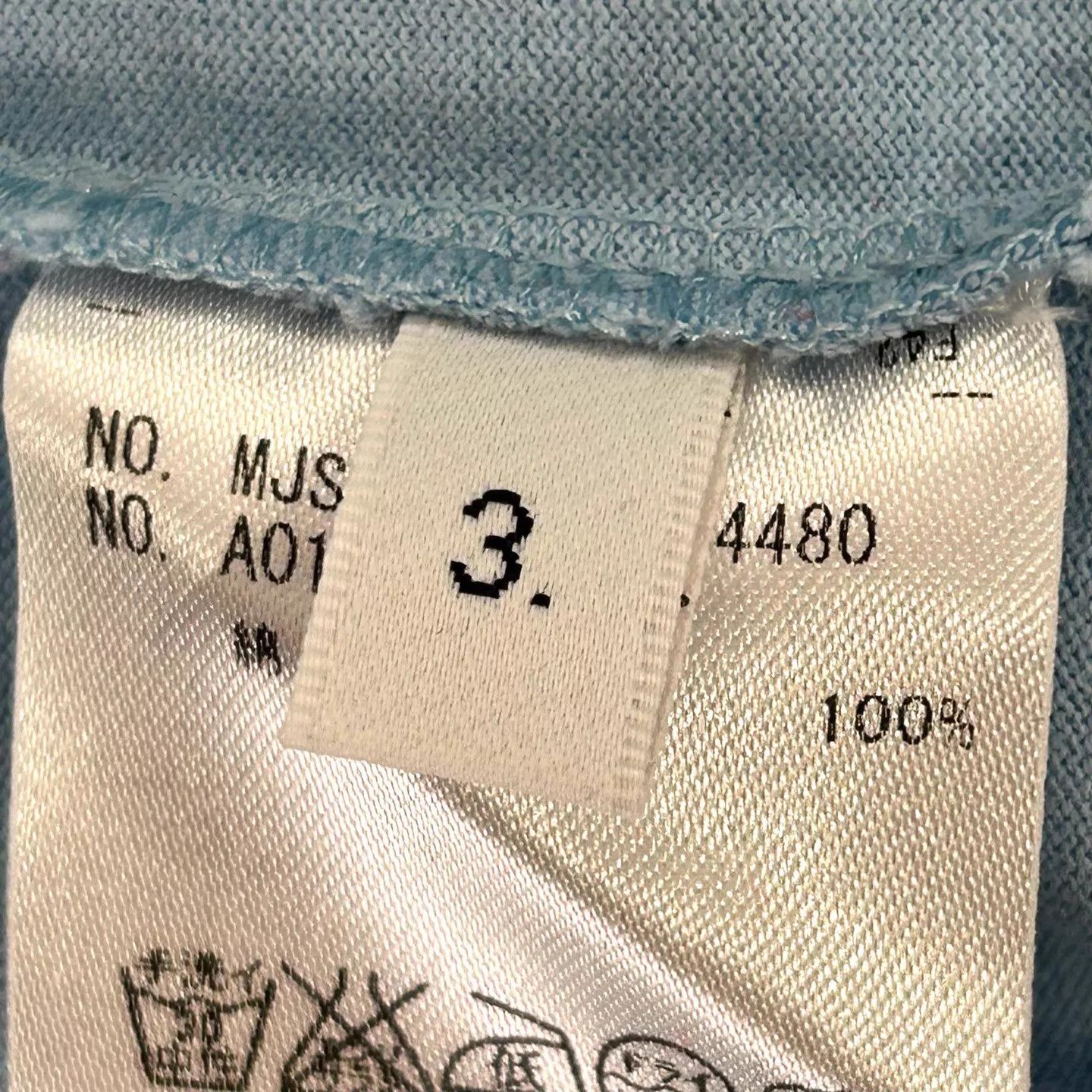 Thom Browne TB Men's LightBlue StripedPocket ShortSleeve Tee 3 Size US L / EU 52-54 / 3 - 6 Thumbnail