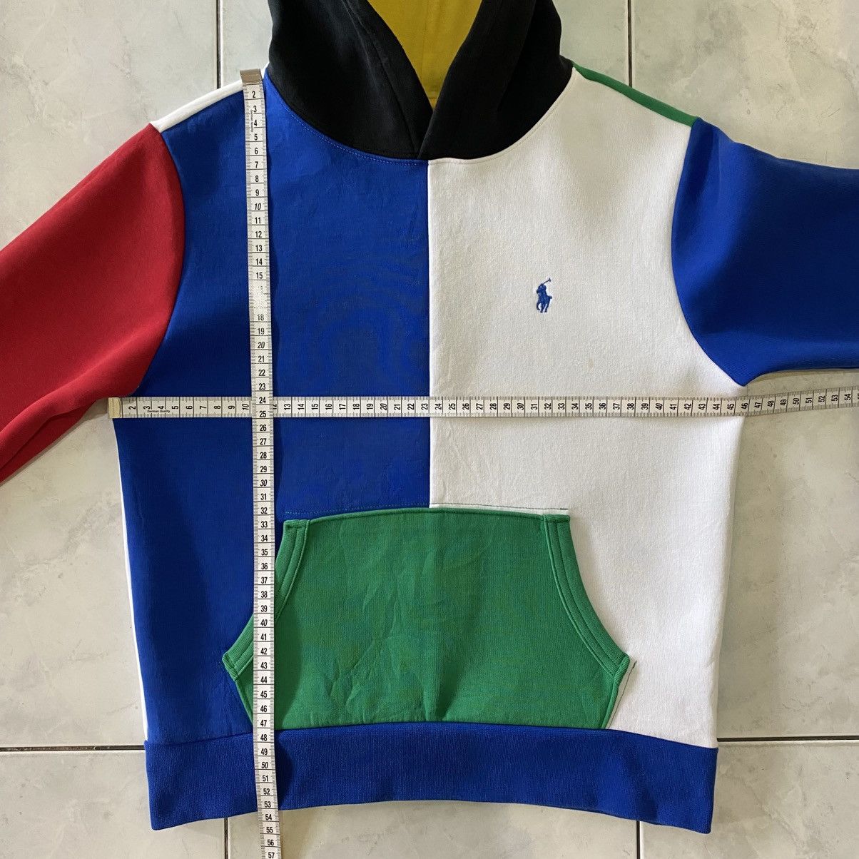Polo Ralph Lauren Polo Ralph Lauren Colorblock Hoodie Multicolor Streetwear Size US M / EU 48-50 / 2 - 24 Thumbnail
