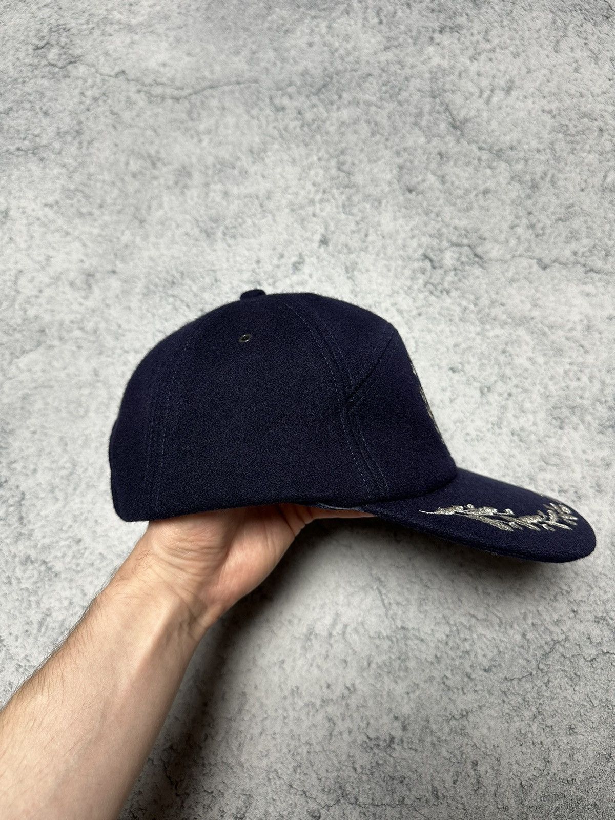 Mercedes-Benz Vintage Mercedes Benz 6-Panel Wool Cap Size ONE SIZE - 7 Thumbnail