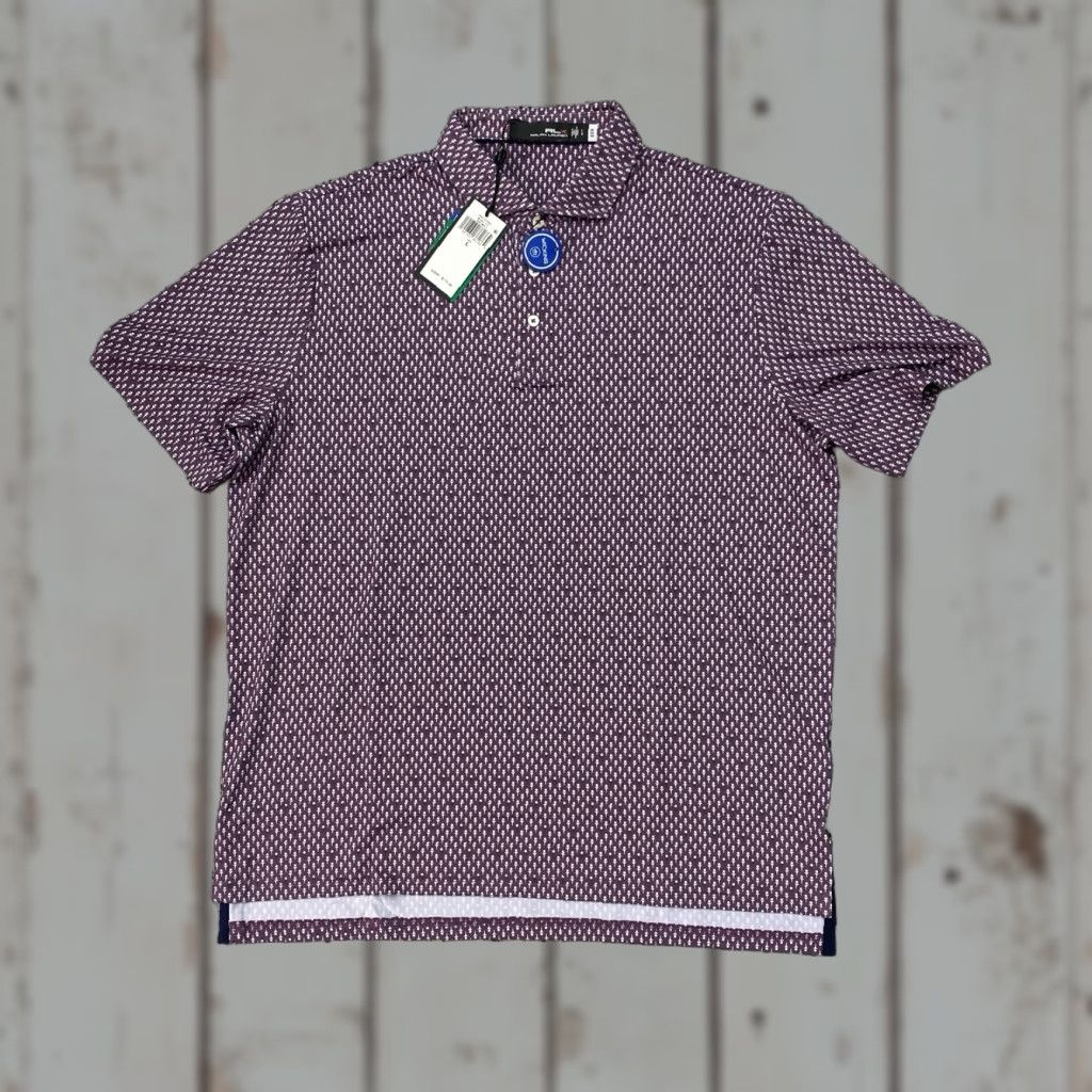 RLX Ralph Lauren RLX Ralph Lauren Performance Polo Shirt Mens L Multicolor Printed Golf Tee AOP Size US L / EU 52-54 / 3 - 1 Thumbnail